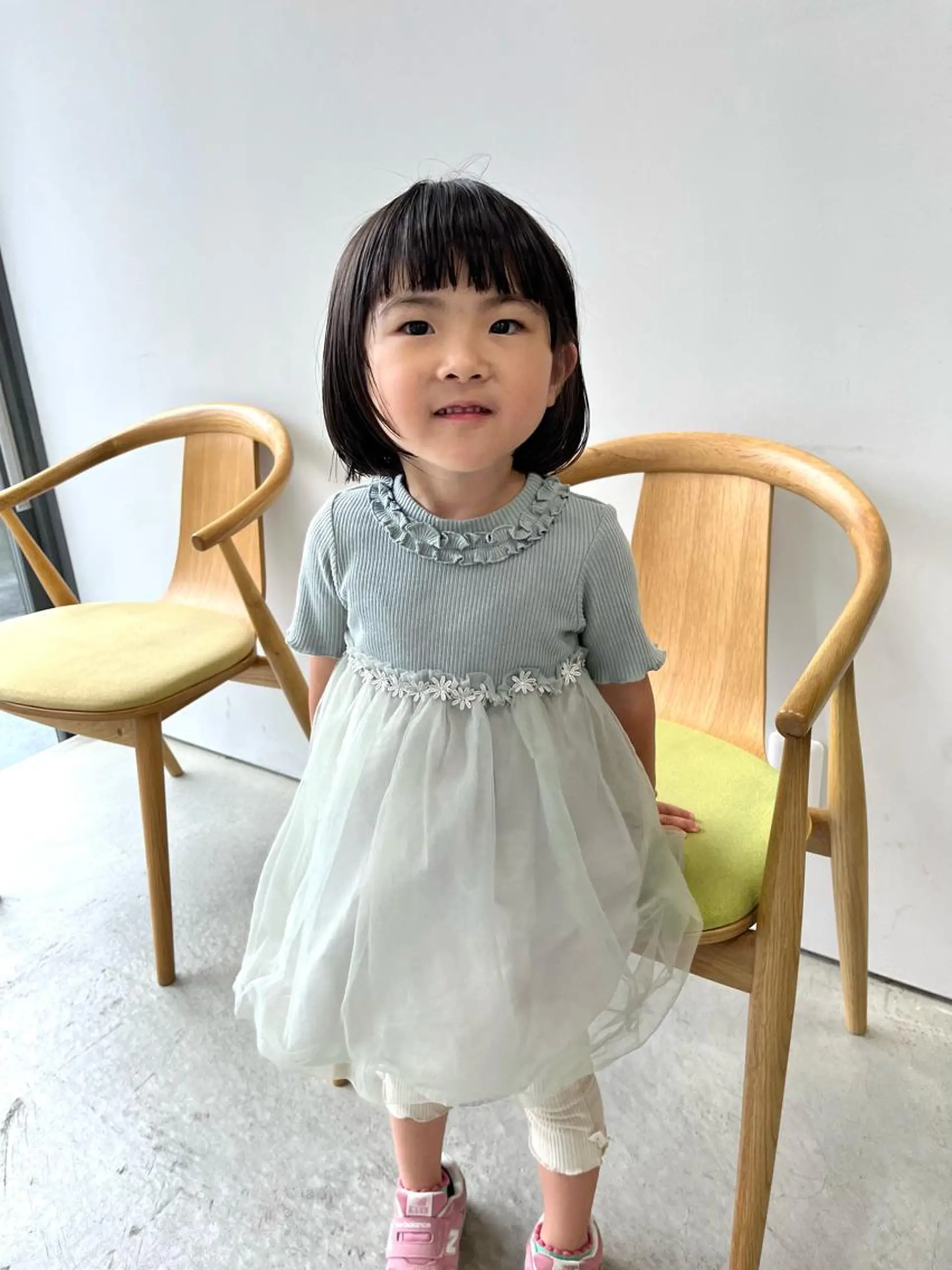 ミディアム キッズ ボブ 山口 モエのヘアスタイル