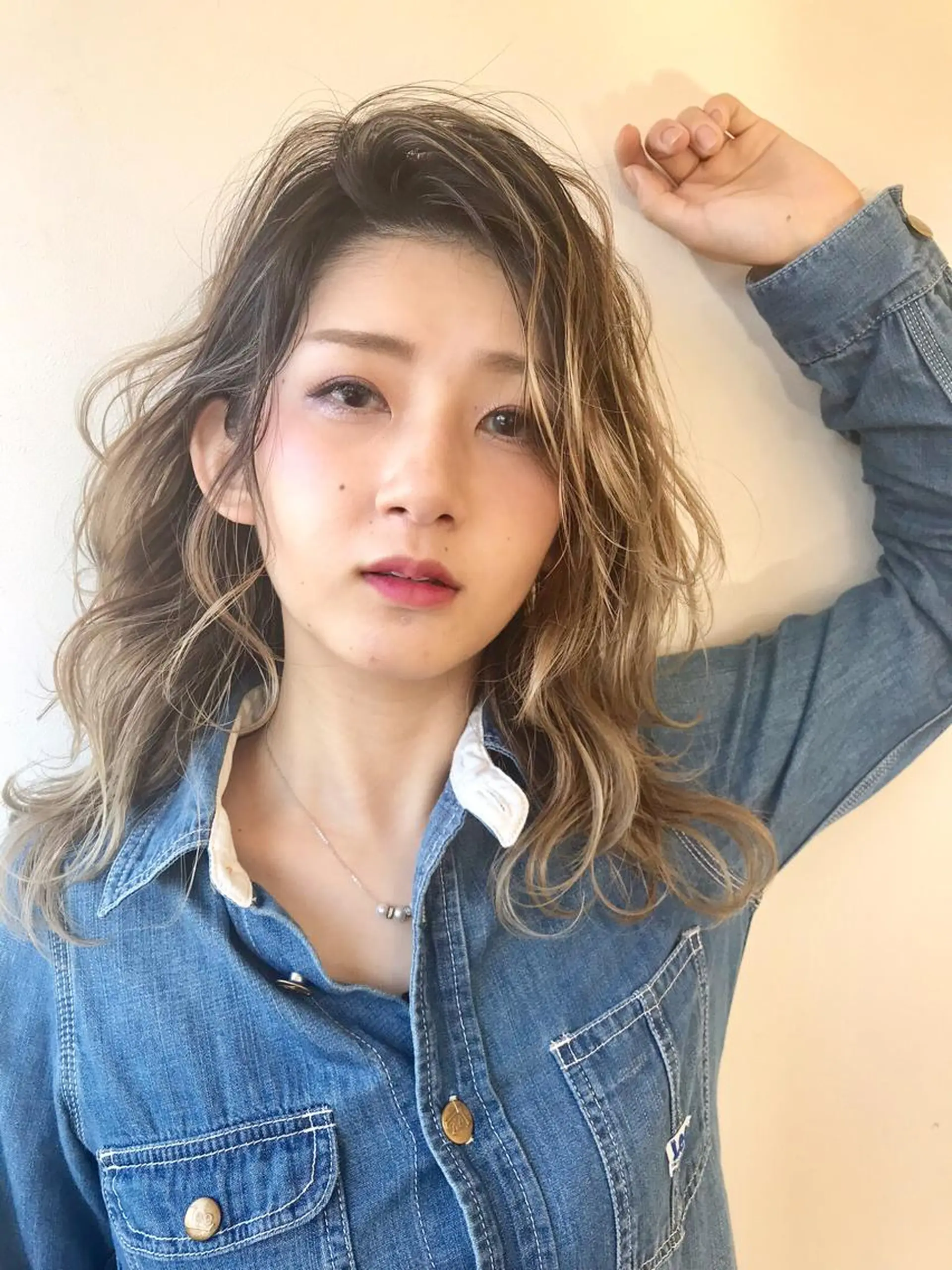 セミロング カラー パーマ ヘアアレンジ メンズ キッズ ネイル マツエク・マツパ 子どものヘアアレンジ カット ヘアカラー パーマ 縮毛矯正 トリートメント Lien 深井店のヘアスタイル