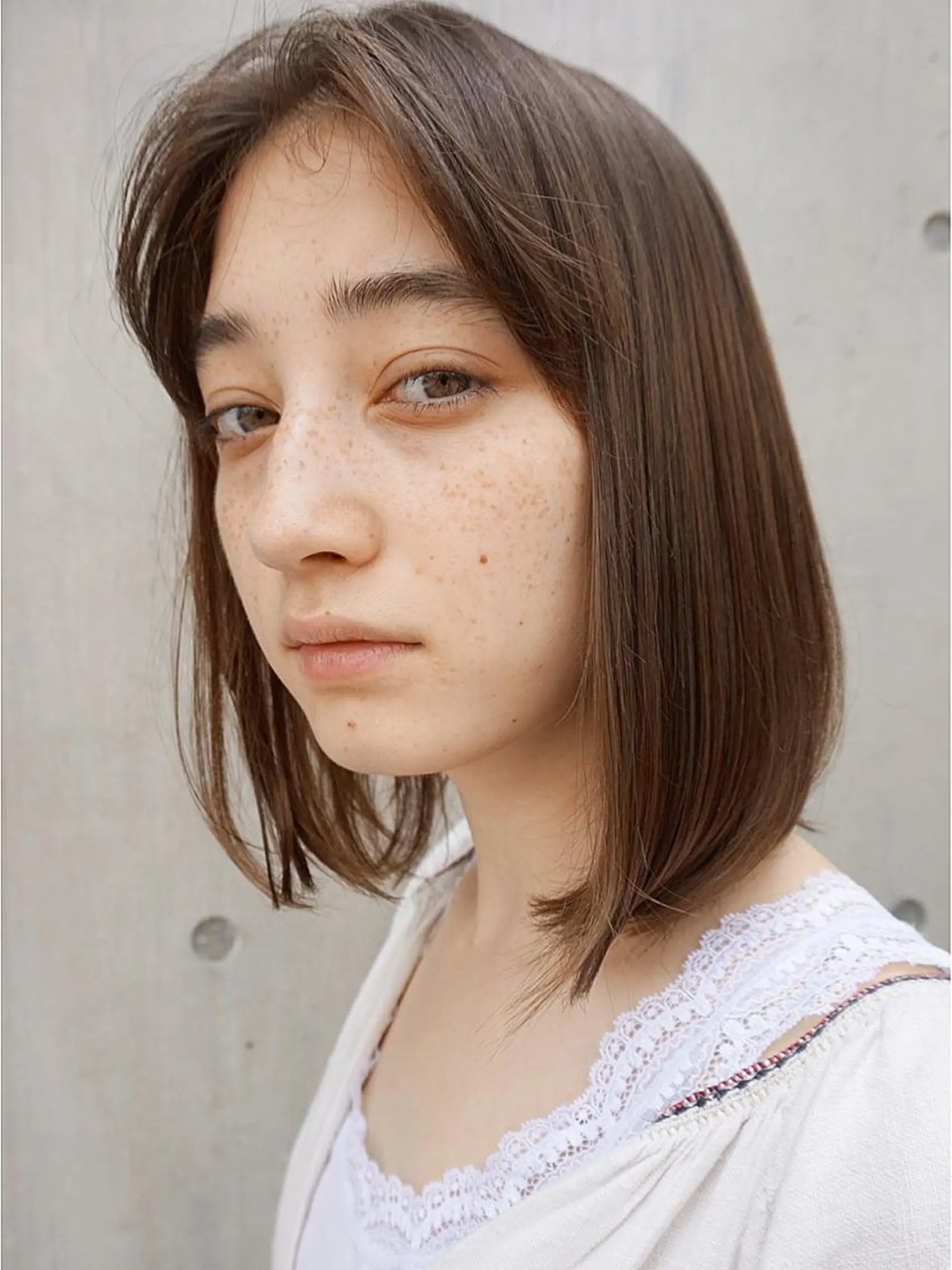 ミディアム ボブ 縮毛矯正 トリートメント コジマ ダイスケのヘアスタイル