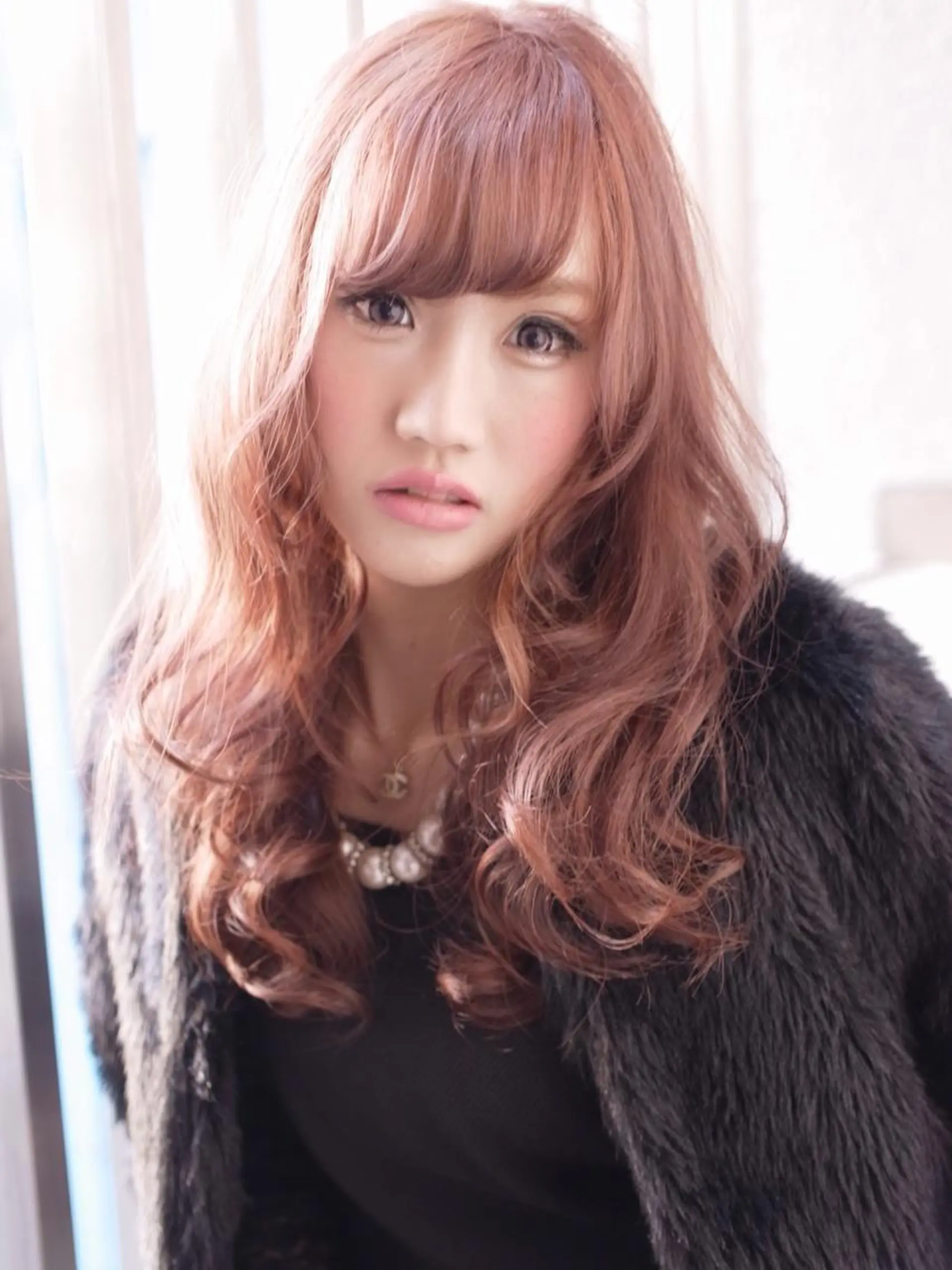 ロング 浜田 敦史のヘアスタイル