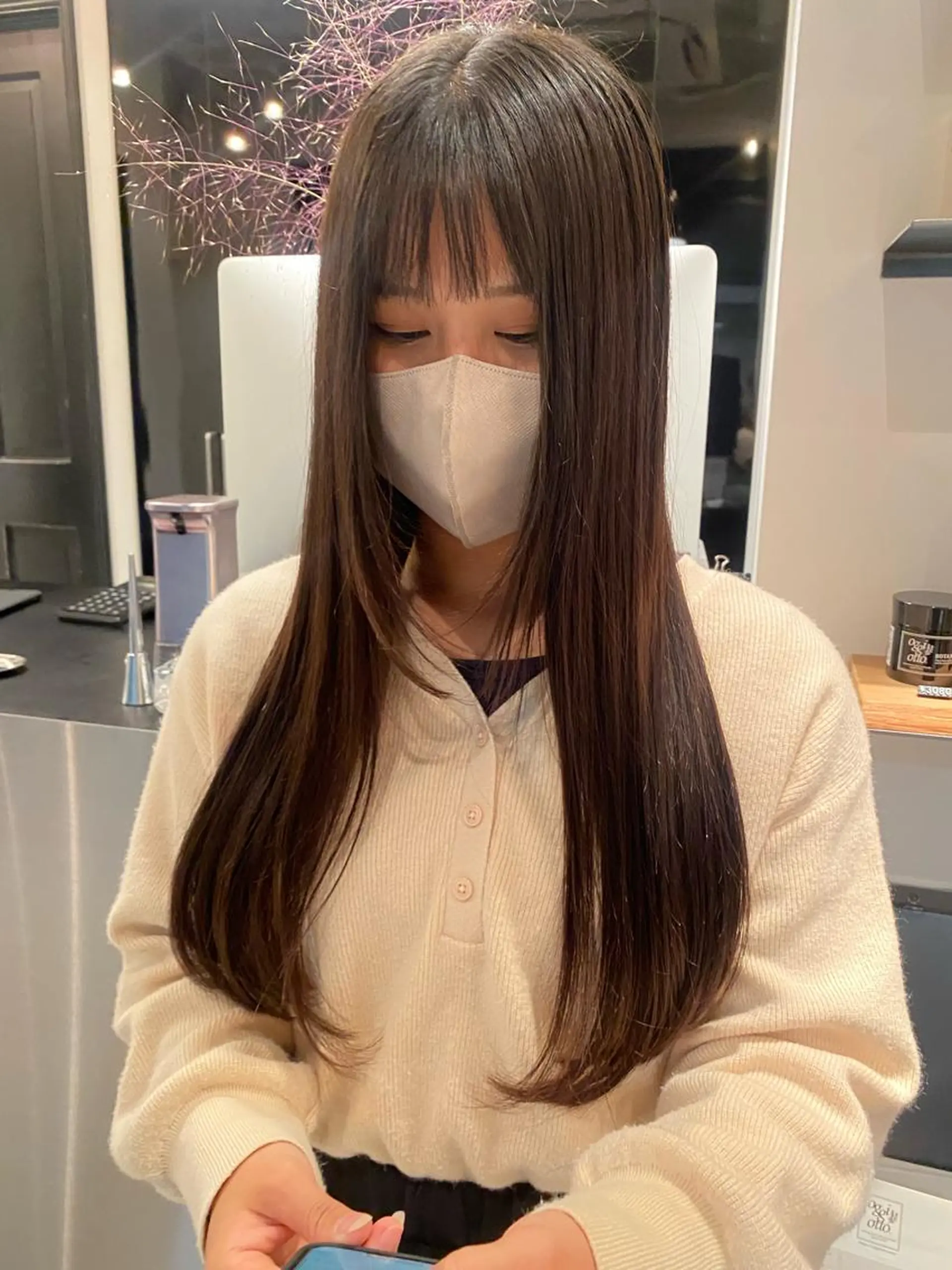 ロング パーマ riria/ボブ /透明感カラー🎀のヘアスタイル