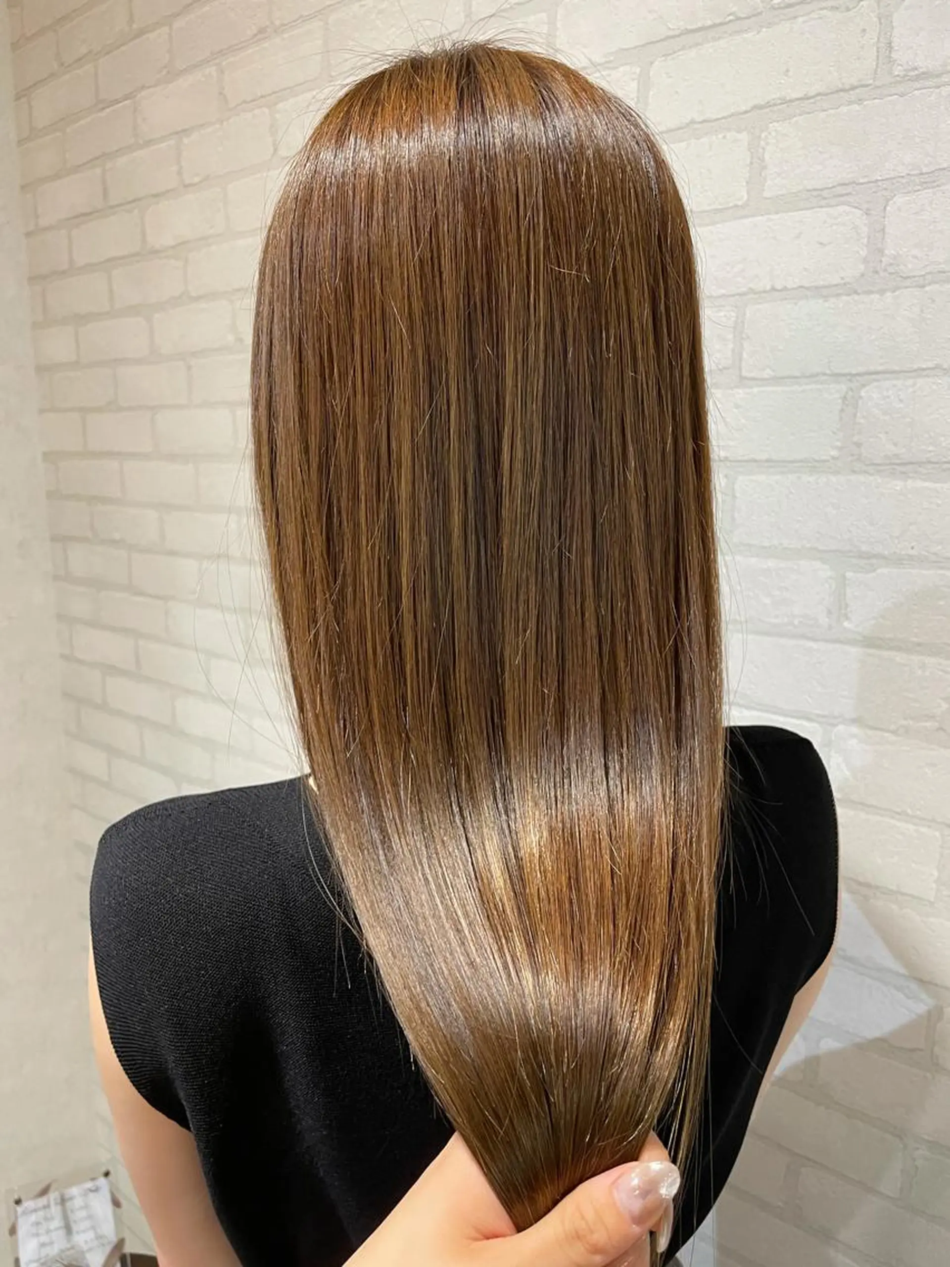 ロング カラー ベージュカラー 透明感カラー💎 AYAのヘアスタイル