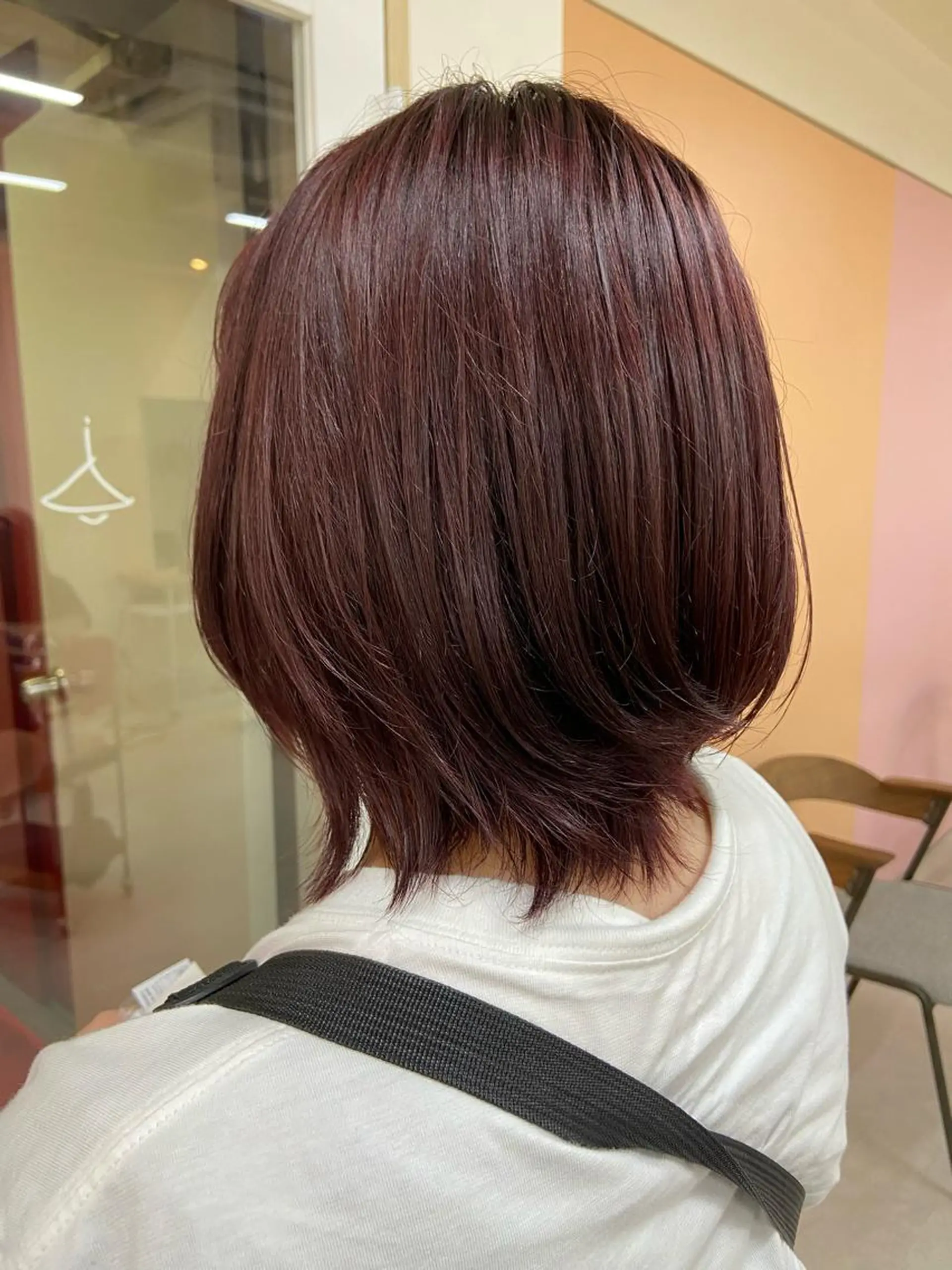 ミディアム ピンクブラウン 宮澤 泉のヘアスタイル