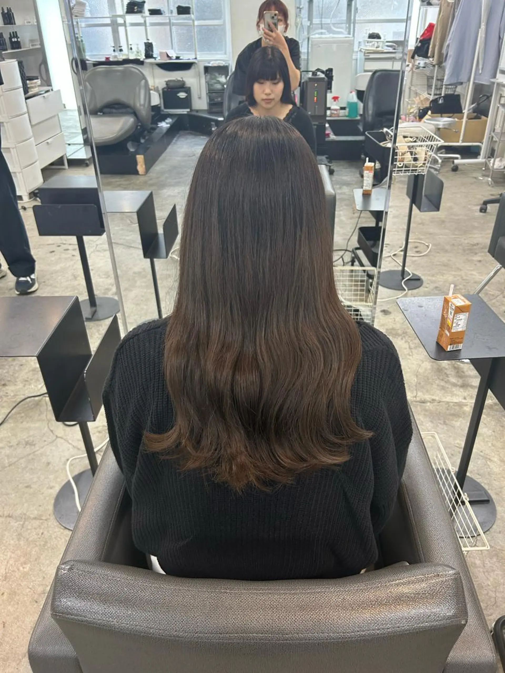 ロング カラー トリートメント uka 田中 樹のヘアスタイル