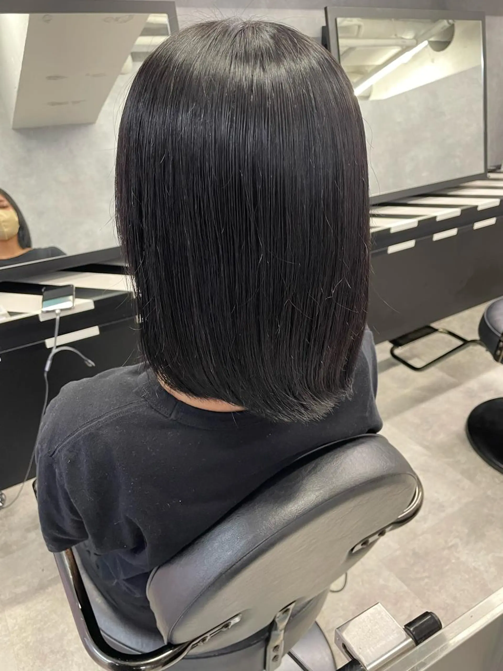 ミディアム 縮毛矯正・髪質改善 特化 出納 直起のヘアスタイル