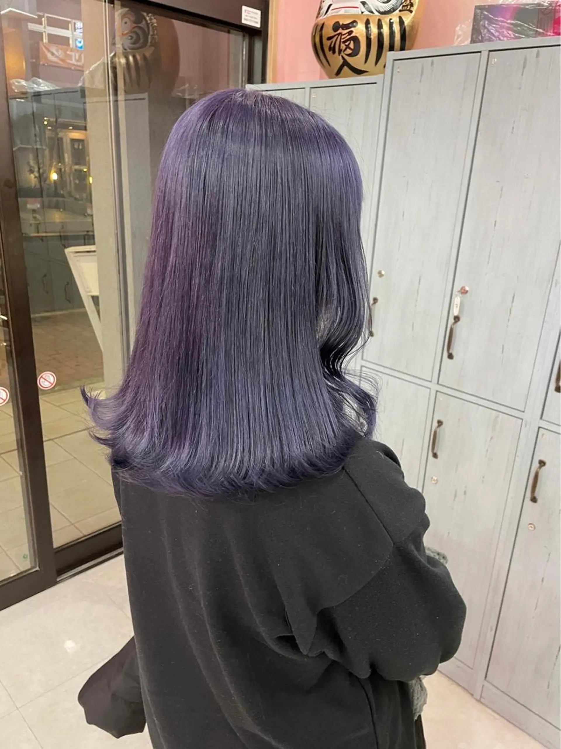 セミロング カラー ヘアアレンジ Bob&ハイトーン 専門家CHIHIROのヘアスタイル