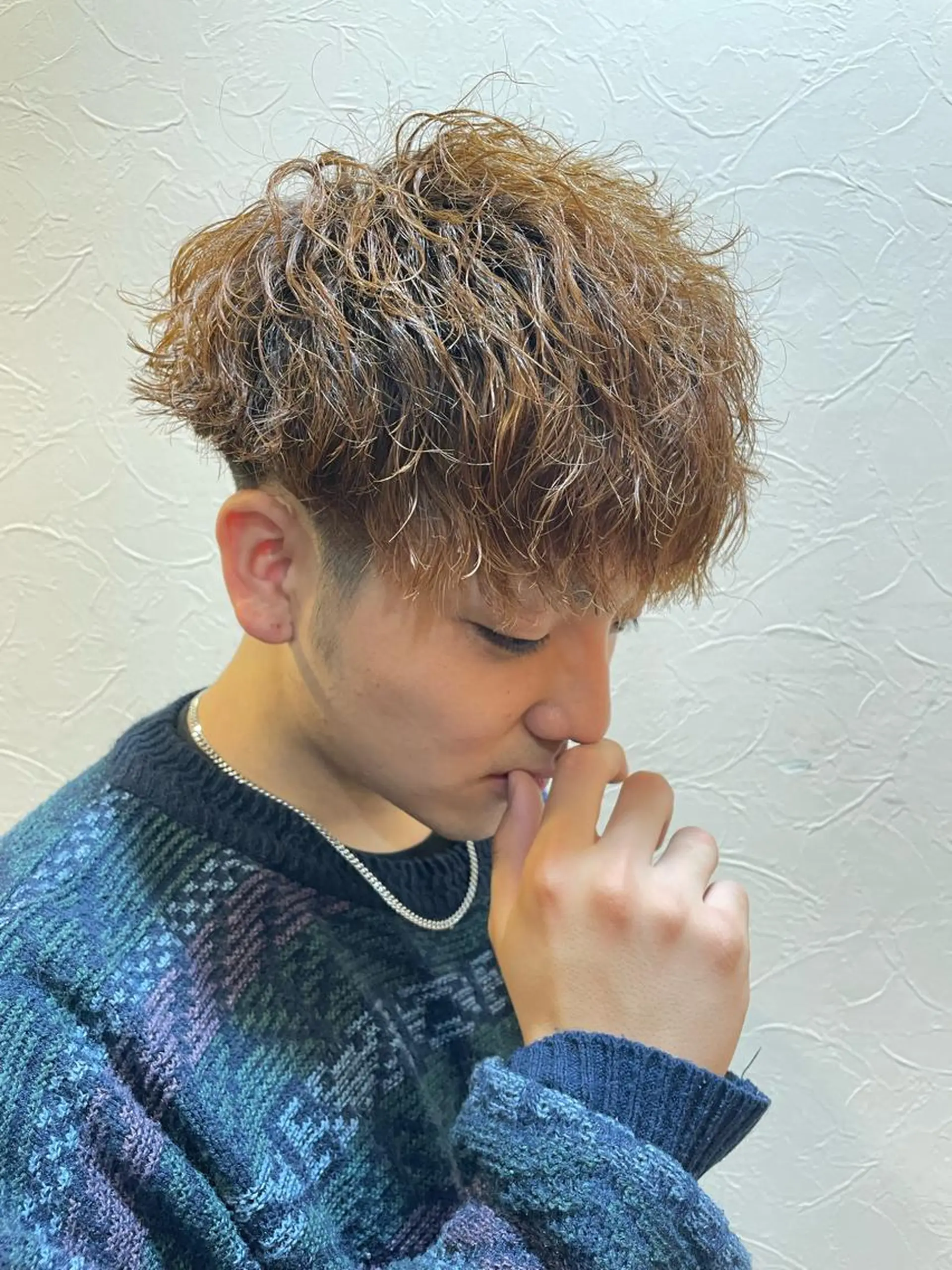 パーマ メンズ 仙台/メンズ/ フェザー/リョウのヘアスタイル