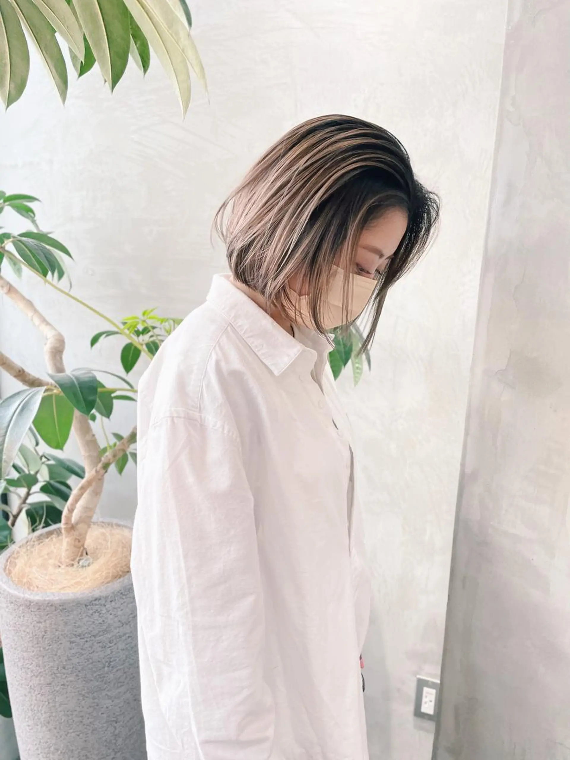 ショート カラー 韓国ヘア 店長NEGIのヘアスタイル