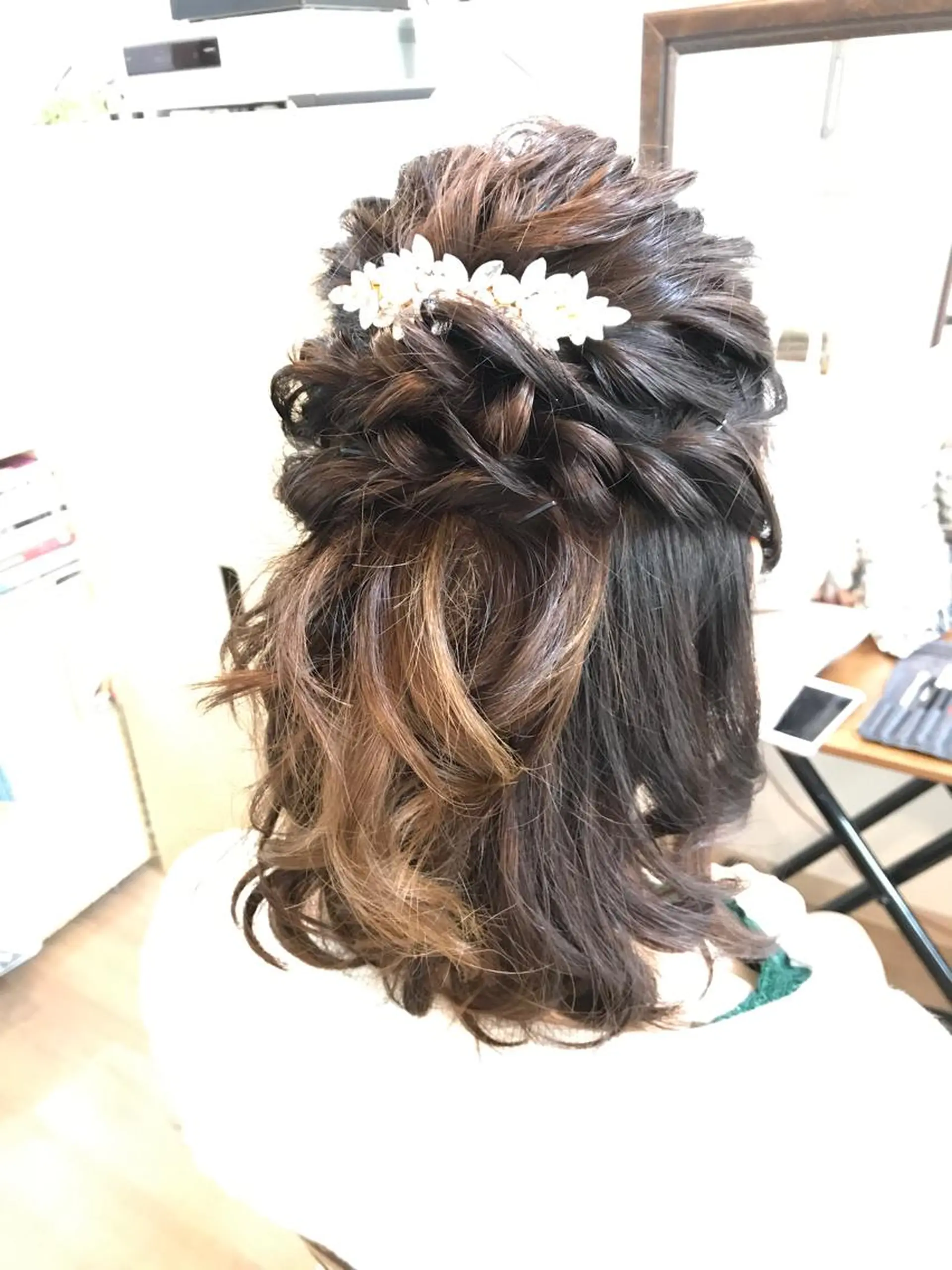 ミディアム ヘアアレンジ 早朝✨ヘアセット 着付け/清水玲歌のヘアスタイル