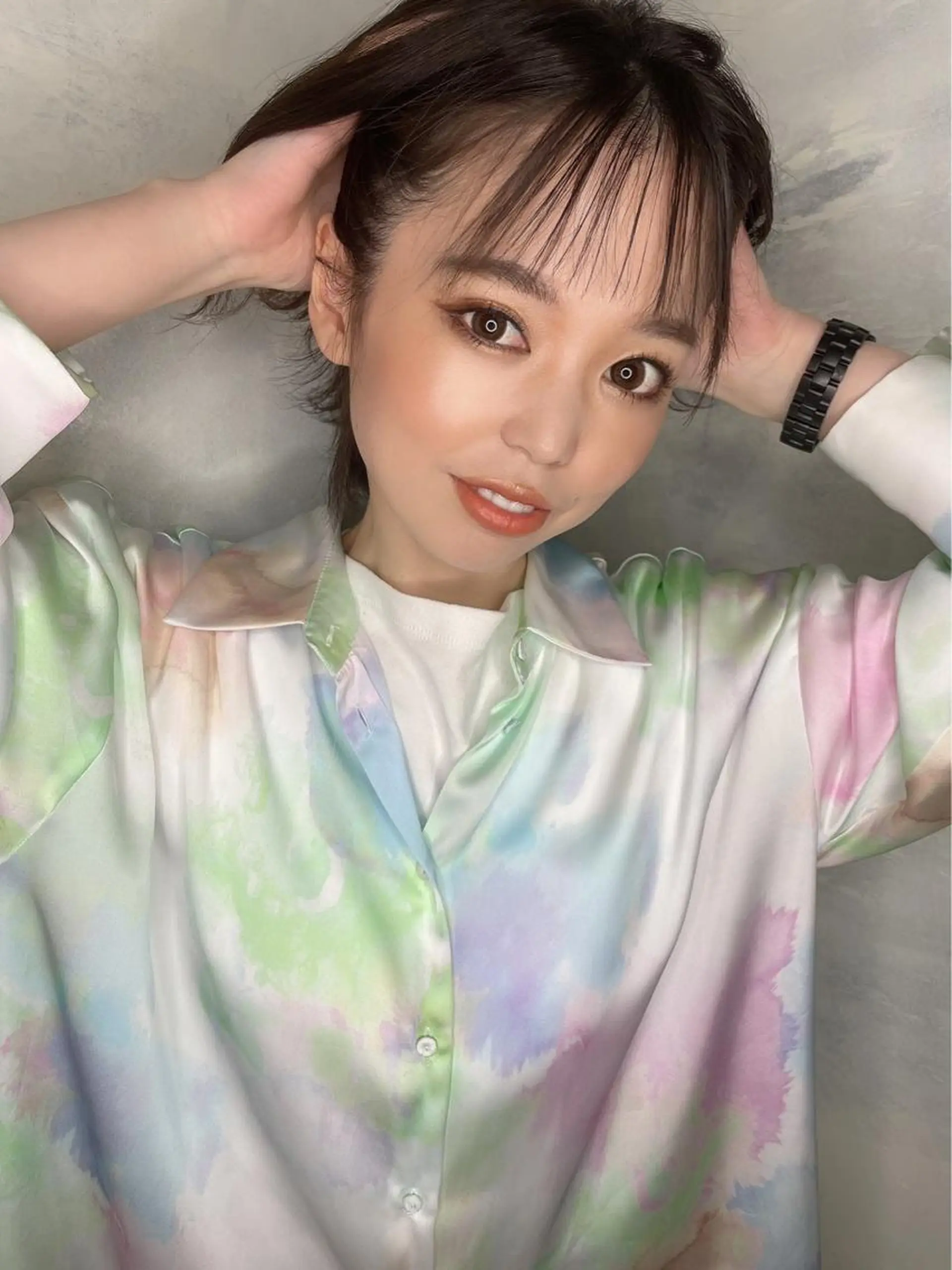 ショート カラー ショートボブ ハンサムショート 丸みショート デザインカラー ハイライトカラー 京都大人女性ショート 徒歩1分/秋山のヘアスタイル