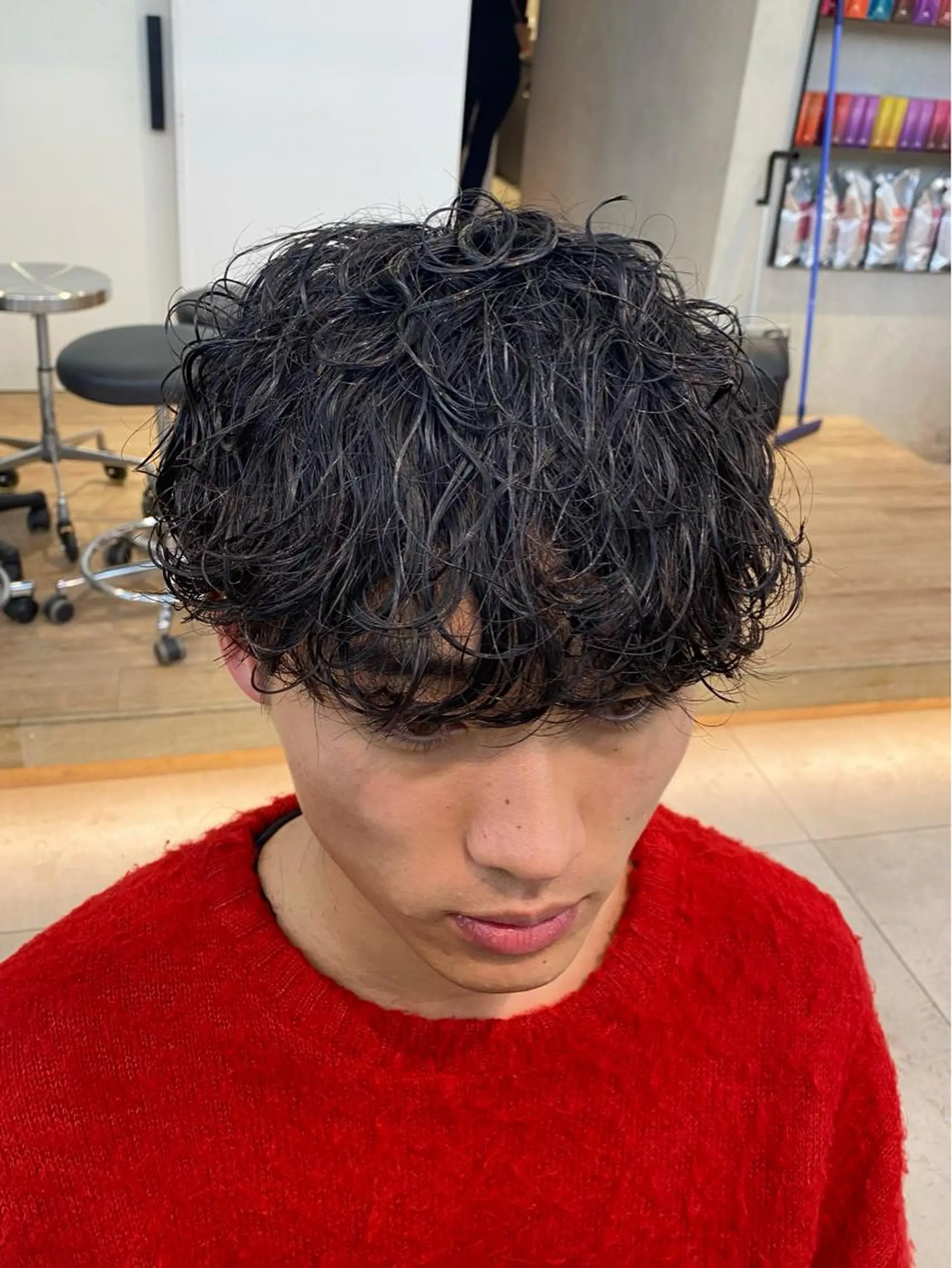 パーマ メンズ 新宿【メンズパーマ】 塩澤太一のヘアスタイル