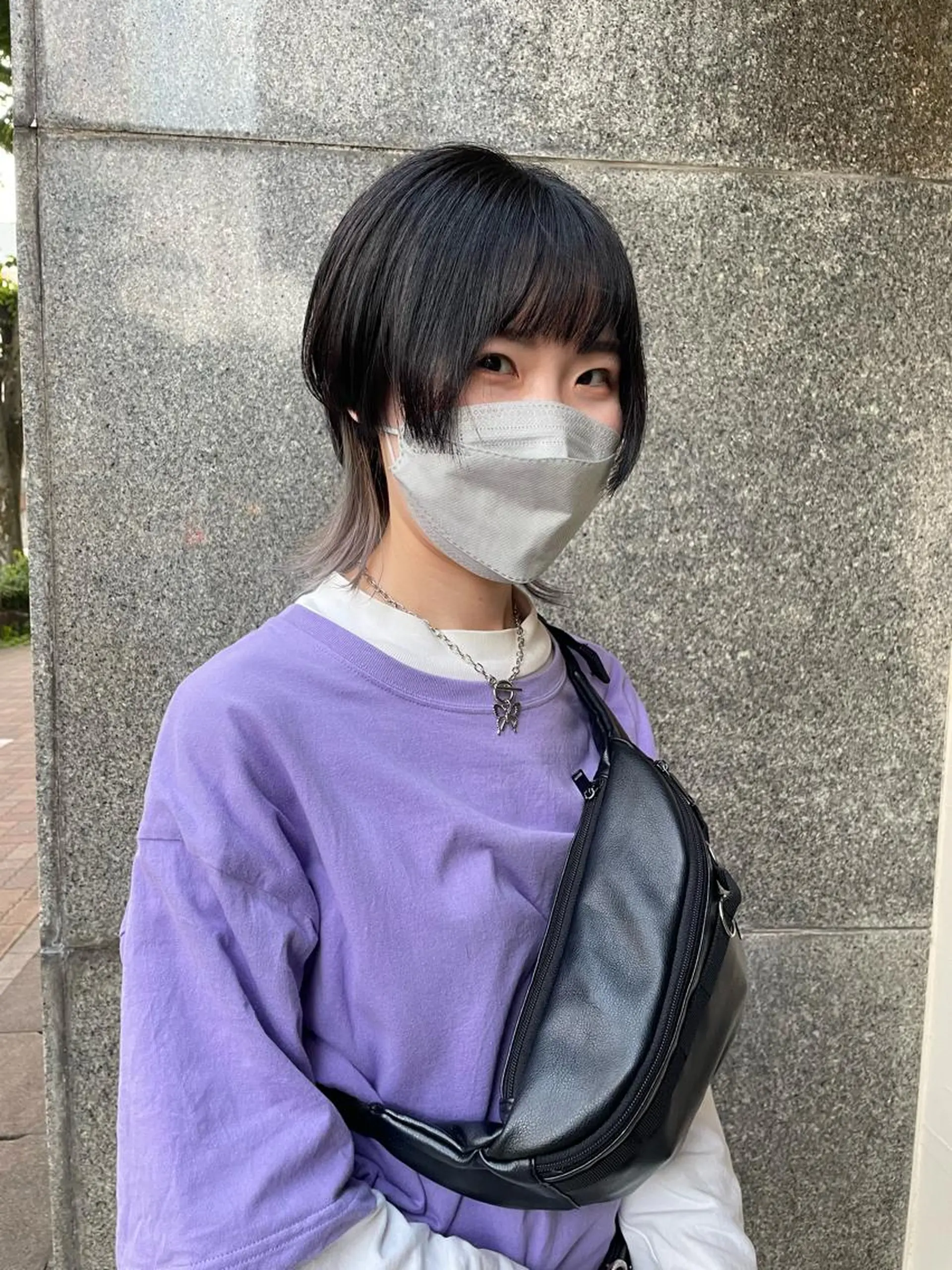 ミディアム カラー tomo🍒パーマ ハイトーン似合わせのヘアスタイル