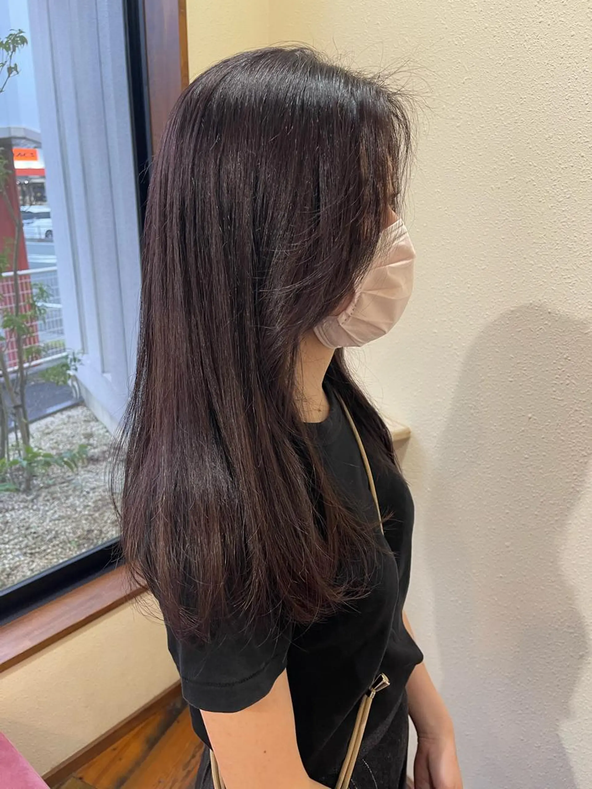 ロング パープルカラー ハイライト 0:00japon所属・梶原 真帆のヘアスタイル