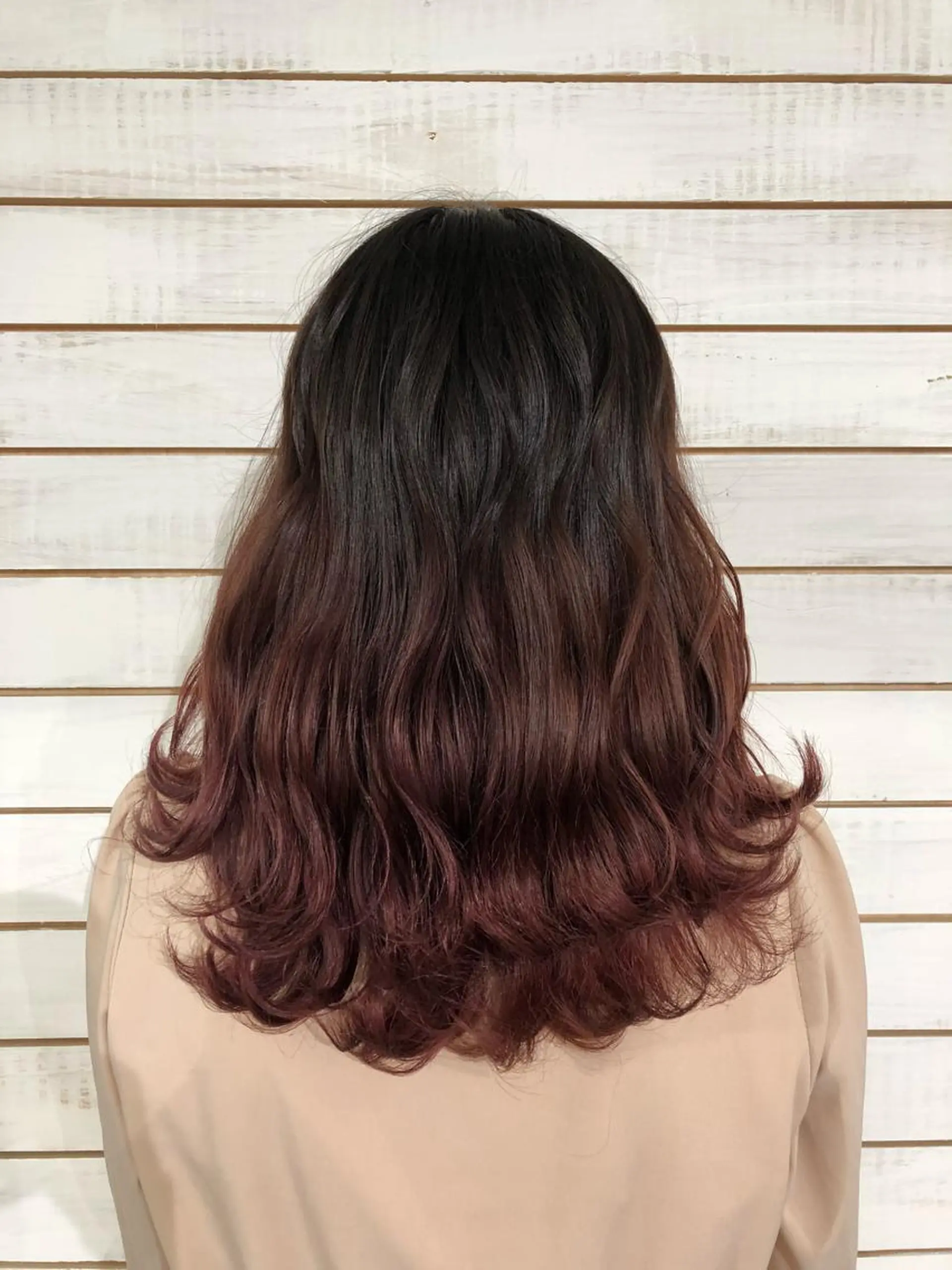 セミロング ヘアカラー トリートメント 🧡艶髪ちゅるん髪 🫧🧡YUKI❄️のヘアスタイル