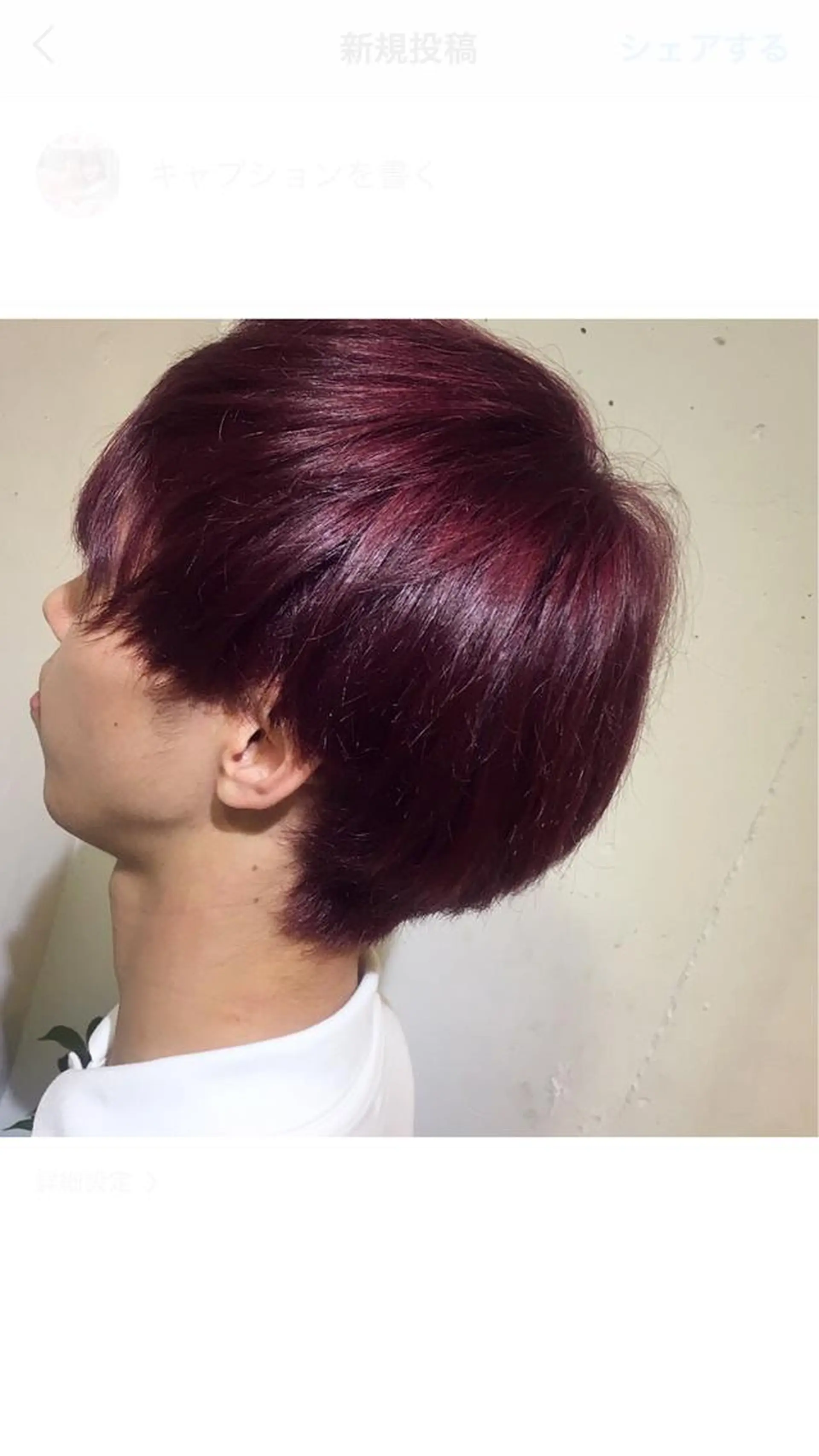 ショート カラー ヘアアレンジ メンズ 八巻 晴香のヘアスタイル