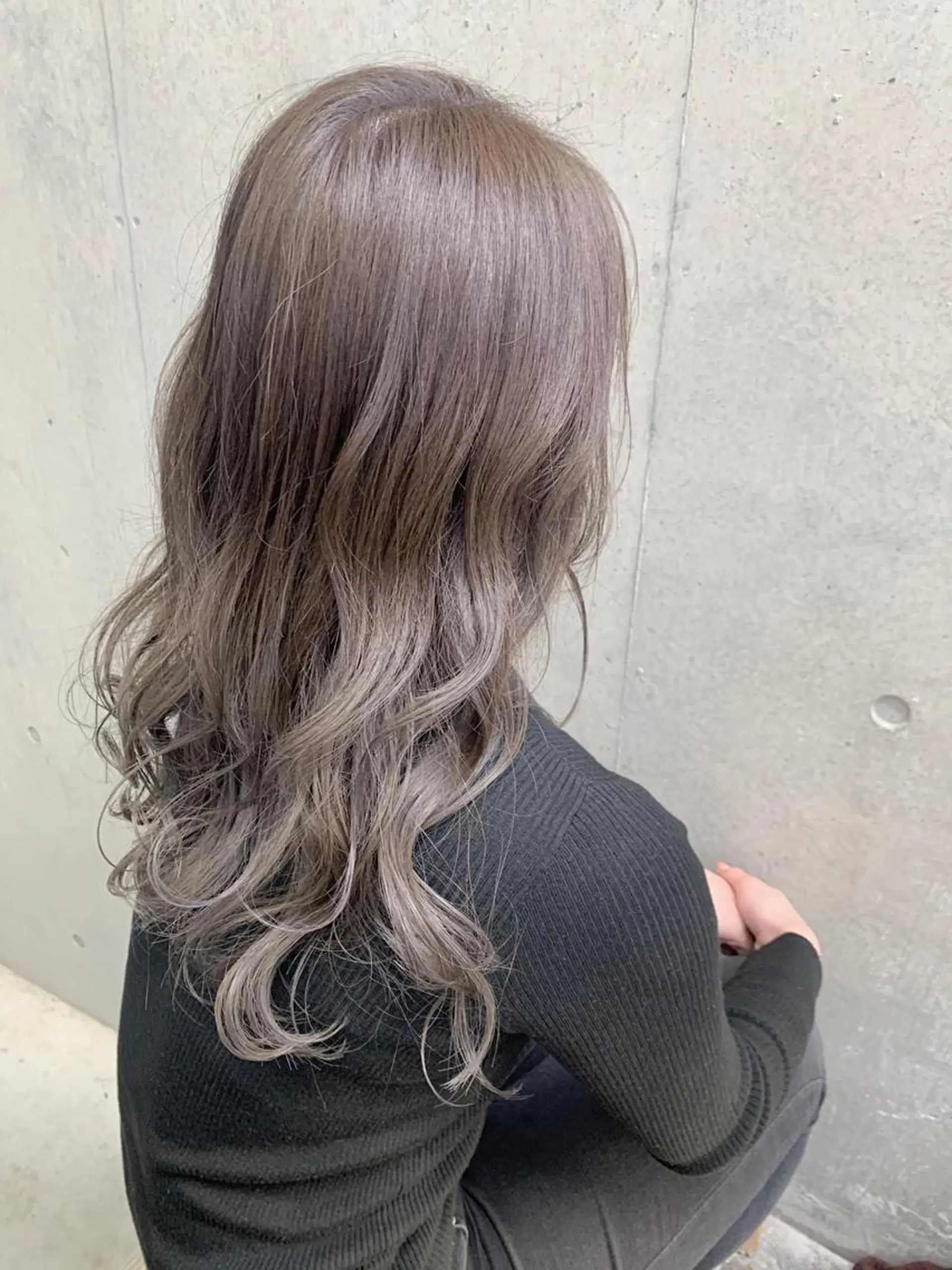 ロング カラー パーマ ヘアアレンジ アディクシーカラー ブリーチ ケアブリーチ グラデーションカラー グレージュ ヘアカラー トリートメント 縮毛矯正/美髪 髪質改善/石田幸輔のヘアスタイル
