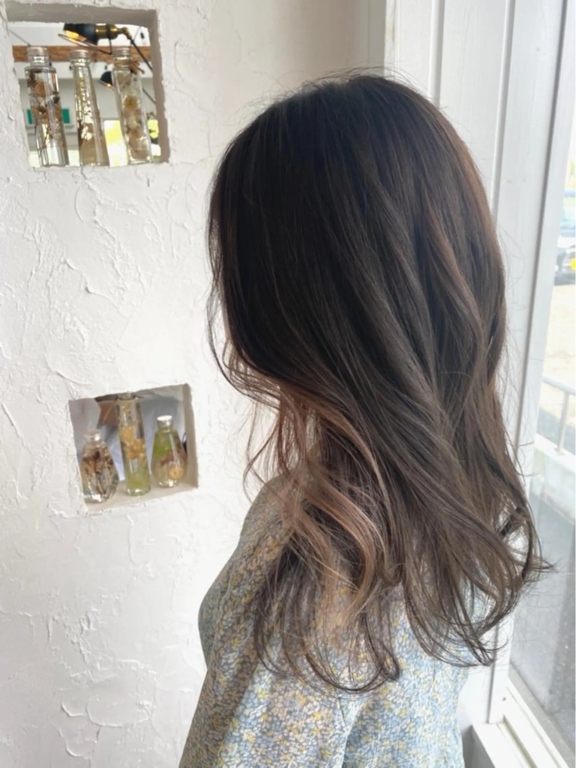 セミロング カラー パーマ ヘアアレンジ メンズ キッズ 豊橋美容院 ソンリエのヘアスタイル