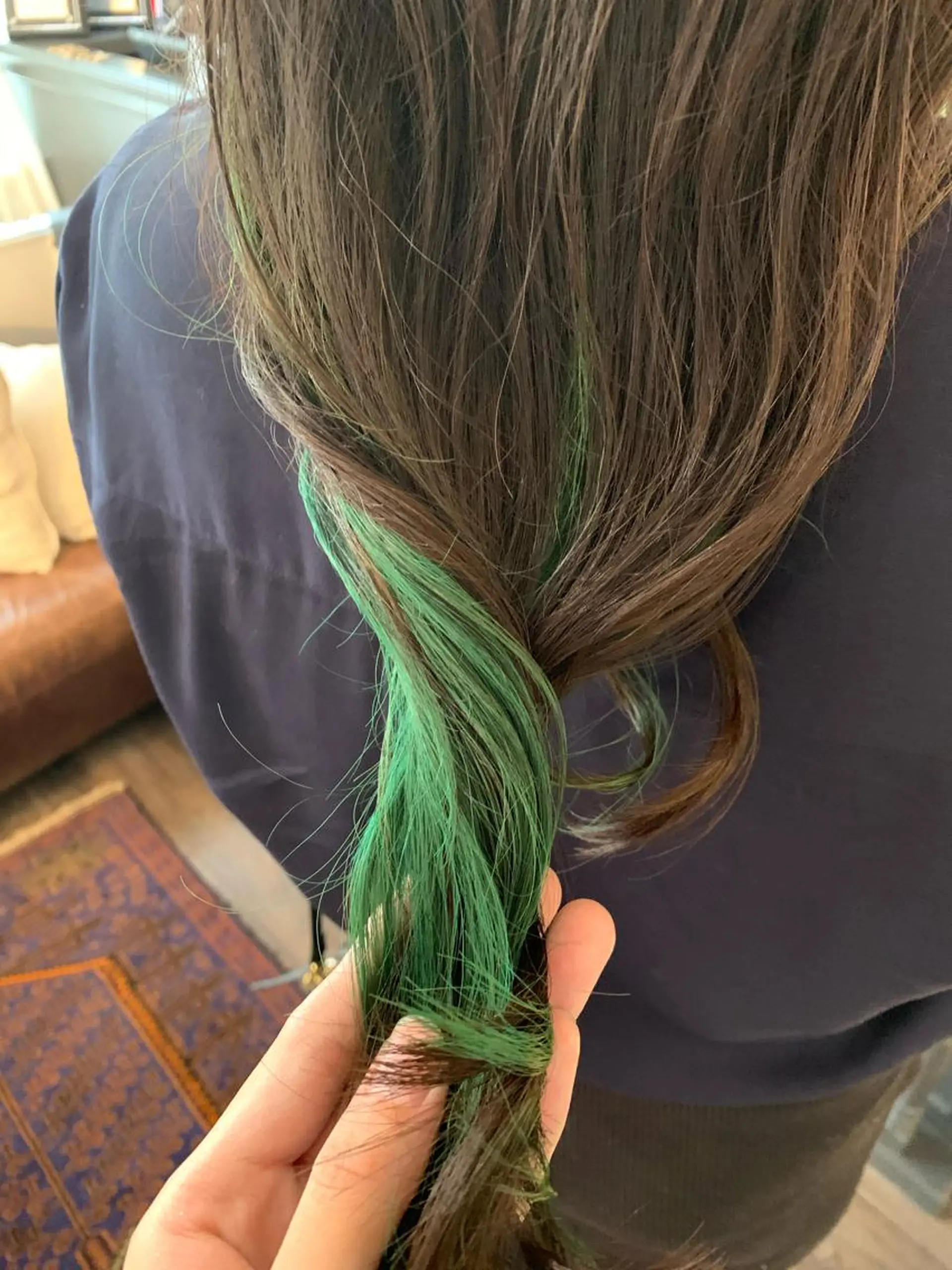 ロング カラー 安村 美奈のヘアスタイル