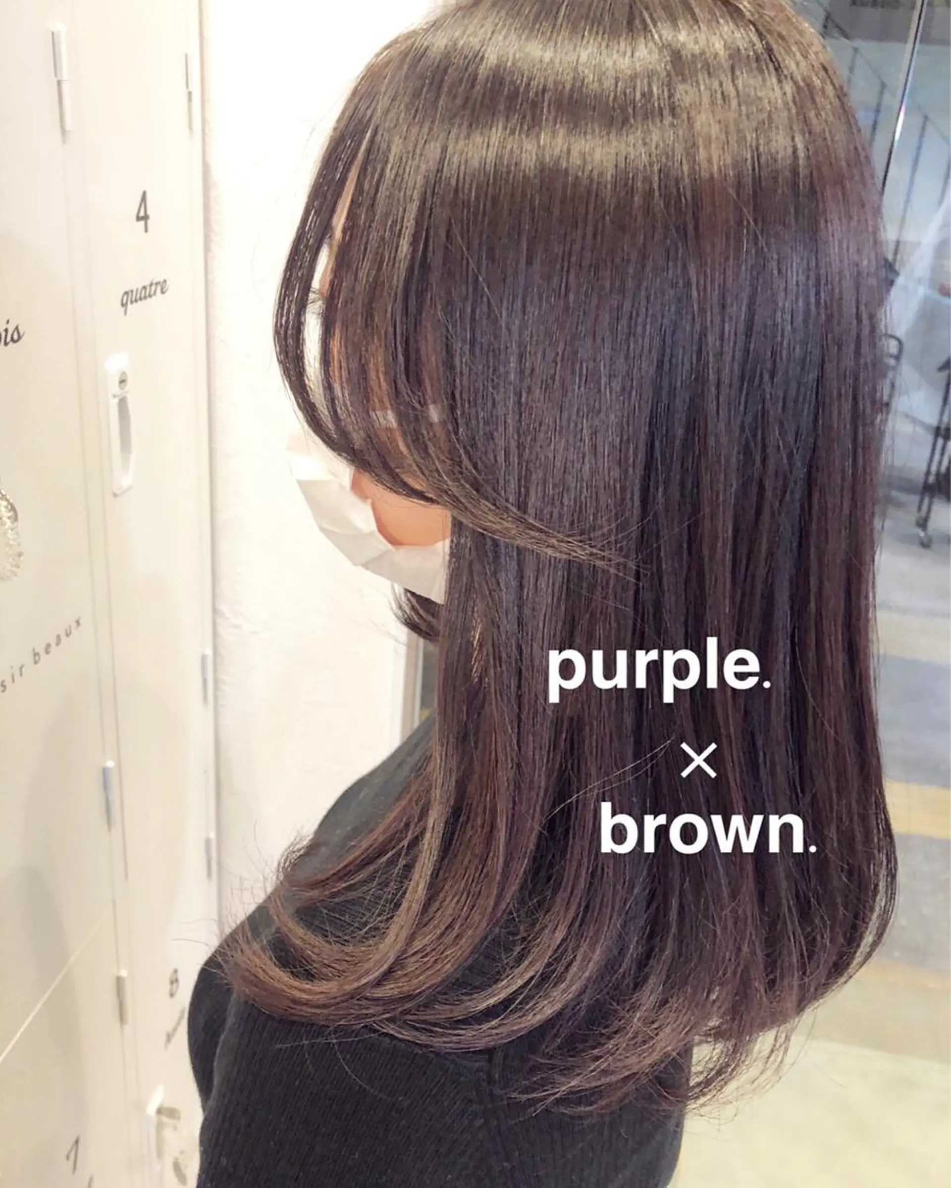 ロング カラー desirbeaux 佐藤愛のヘアスタイル