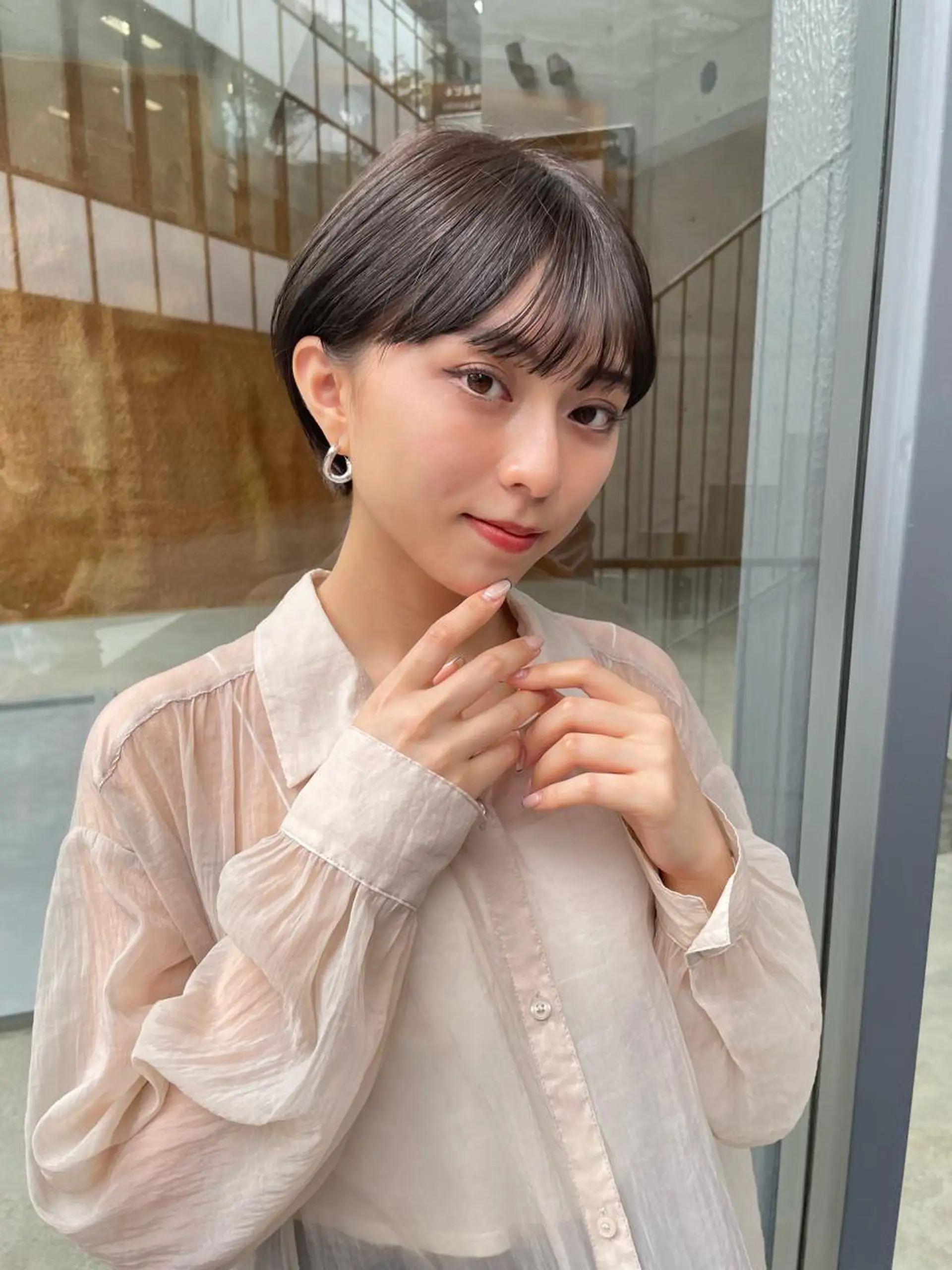 ショート パーマ ショートヘア ROBBY所属・松井美樹/似合わせ ガーリー・韓国のヘアスタイル