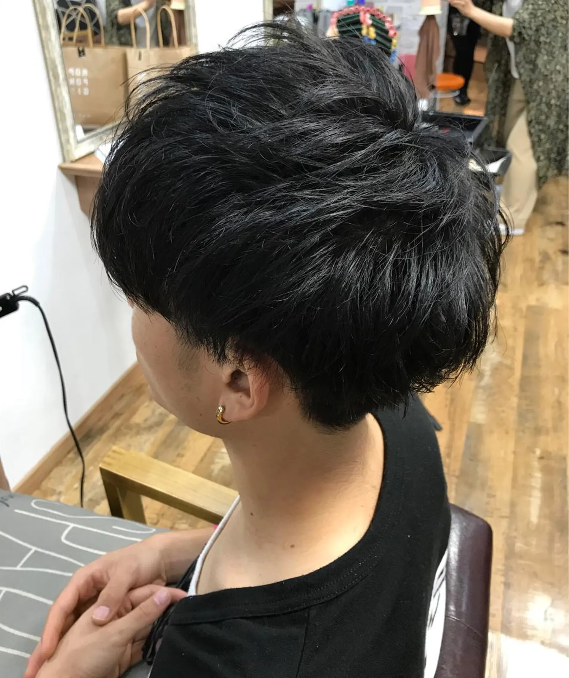 ショート メンズ マッシュ ツーブロック 刈り上げ yui .のヘアスタイル