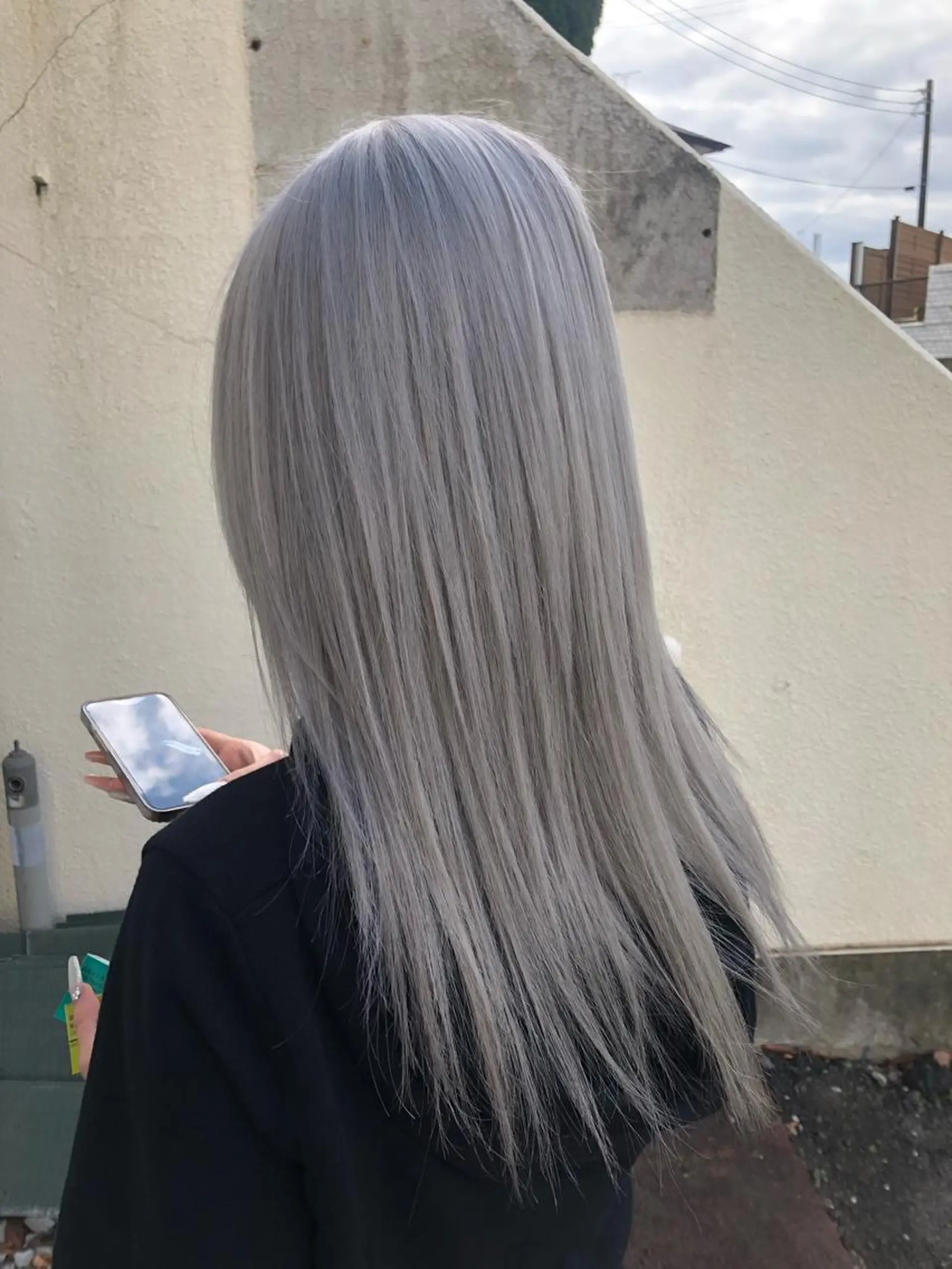 カラー ダブルスキルエクステ /羽エクステ白石宇由のヘアスタイル