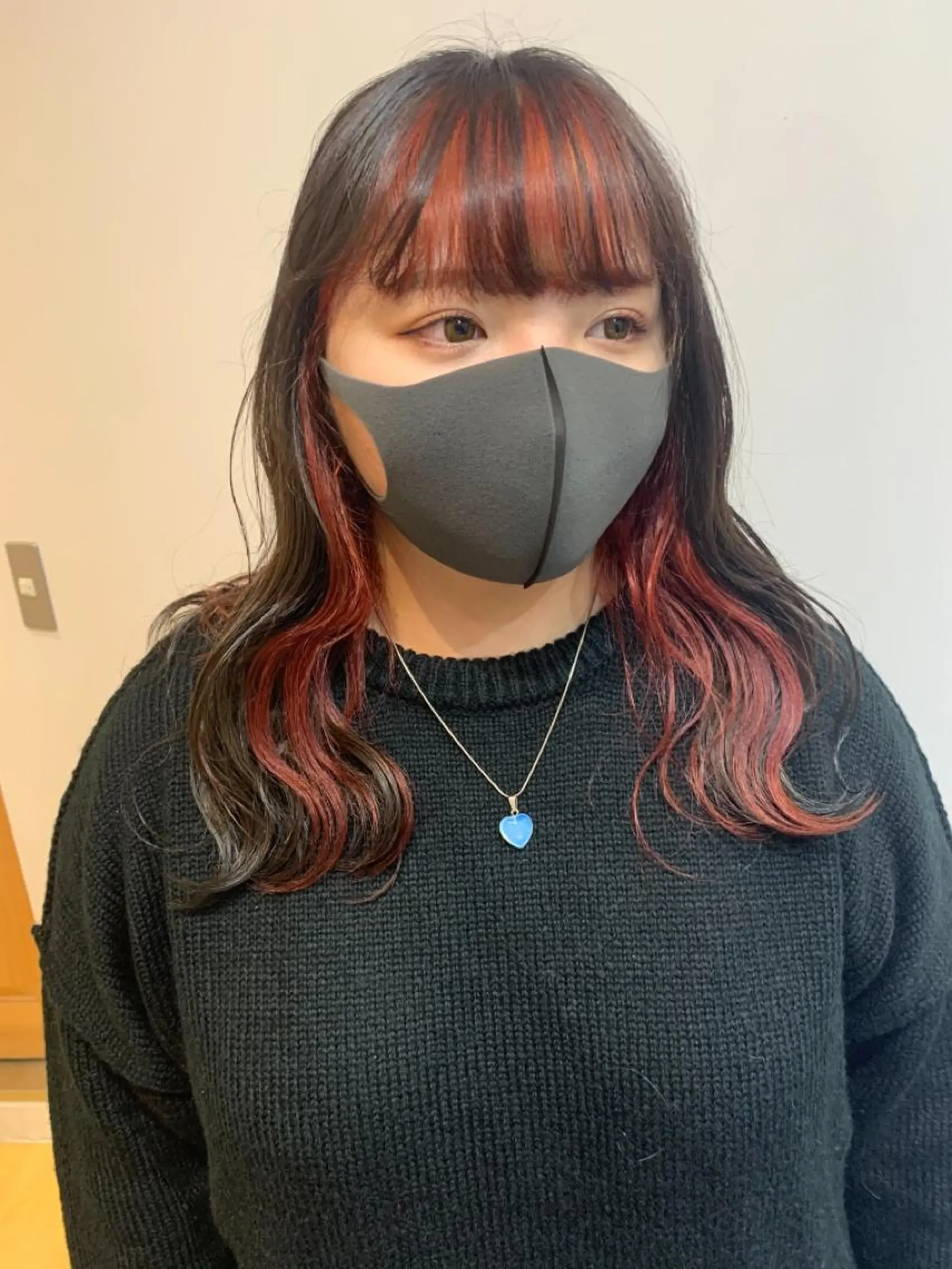 セミロング カラー インナーカラー ヘアカラー 中目黒🌼 🌼ハナのヘアスタイル