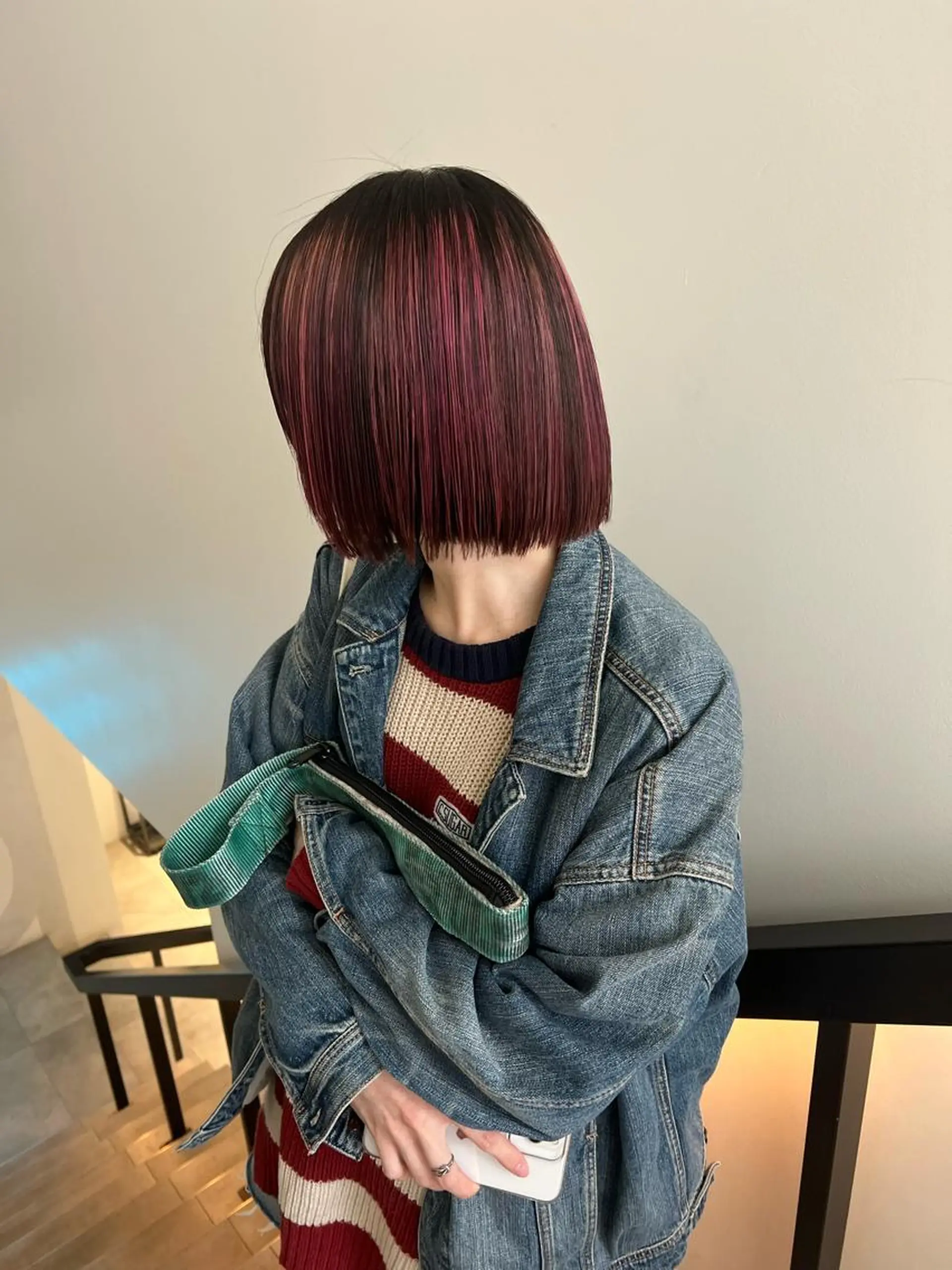 ショート カラー 顔周りカット/透明感 カラー✂️MEIのヘアスタイル