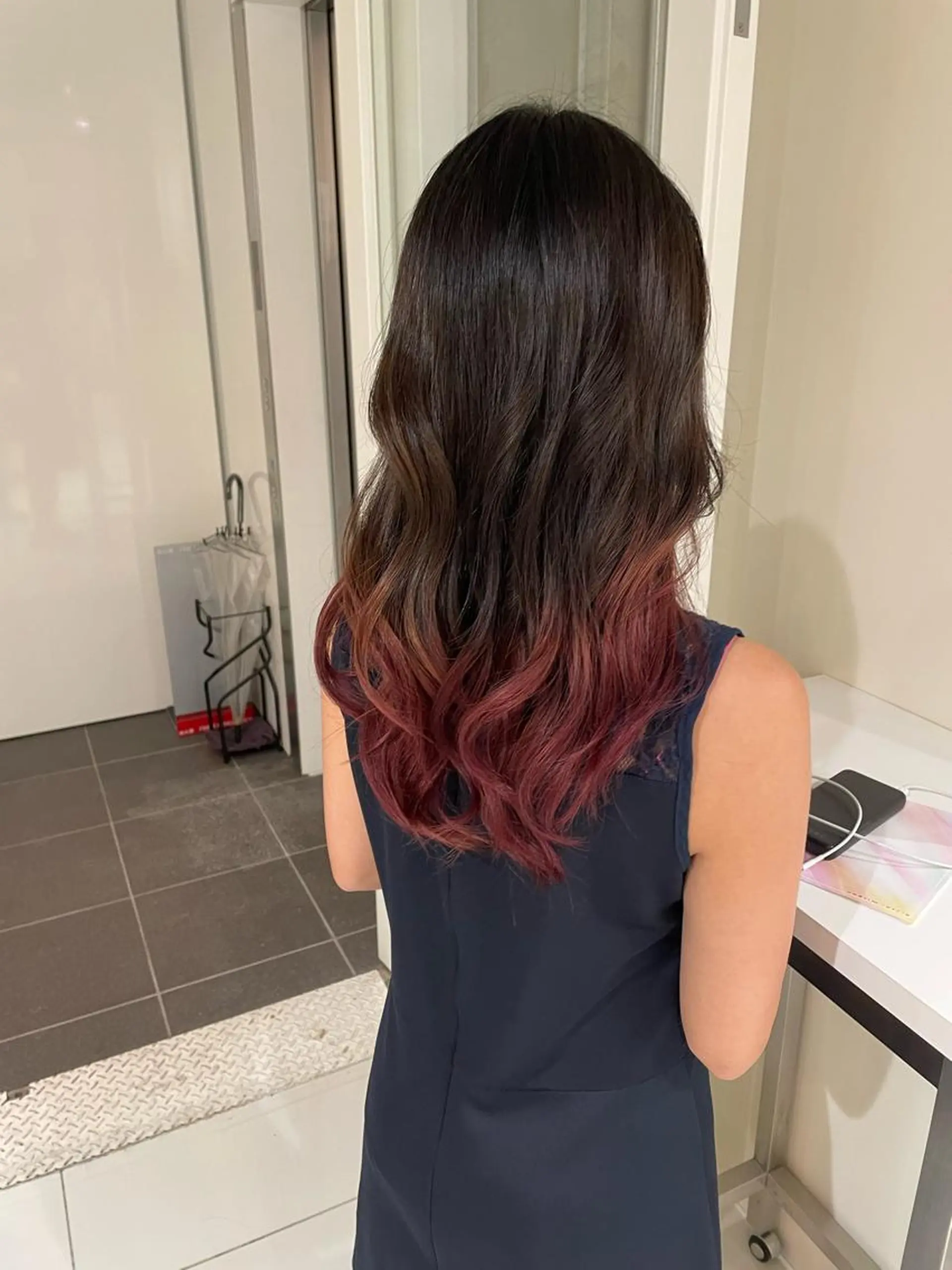 ミディアム ヘアカラー トリートメント ⭐️無料！カット モデル募集⭐️夕貴のヘアスタイル