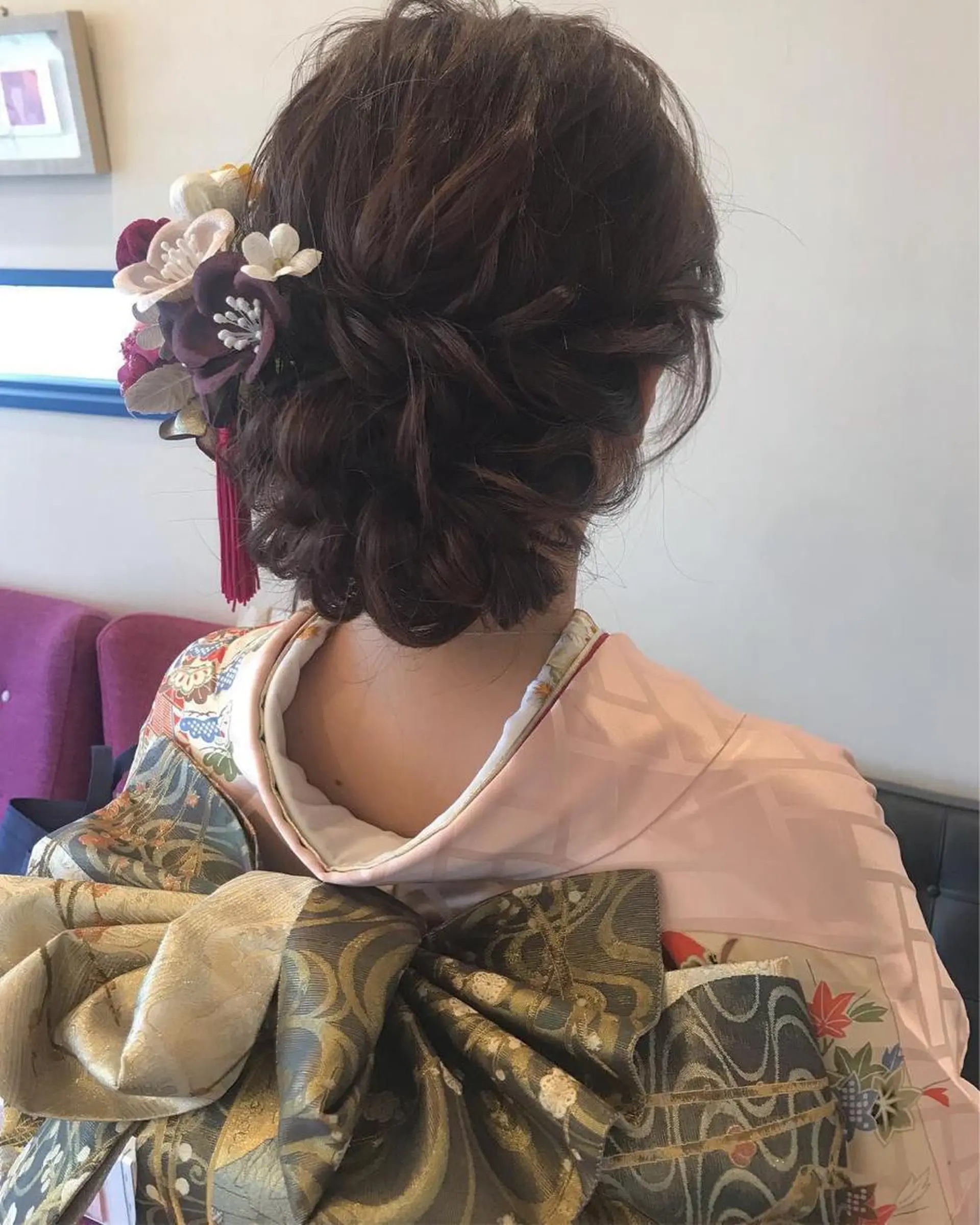 着付け 中原 梨沙のヘアスタイル