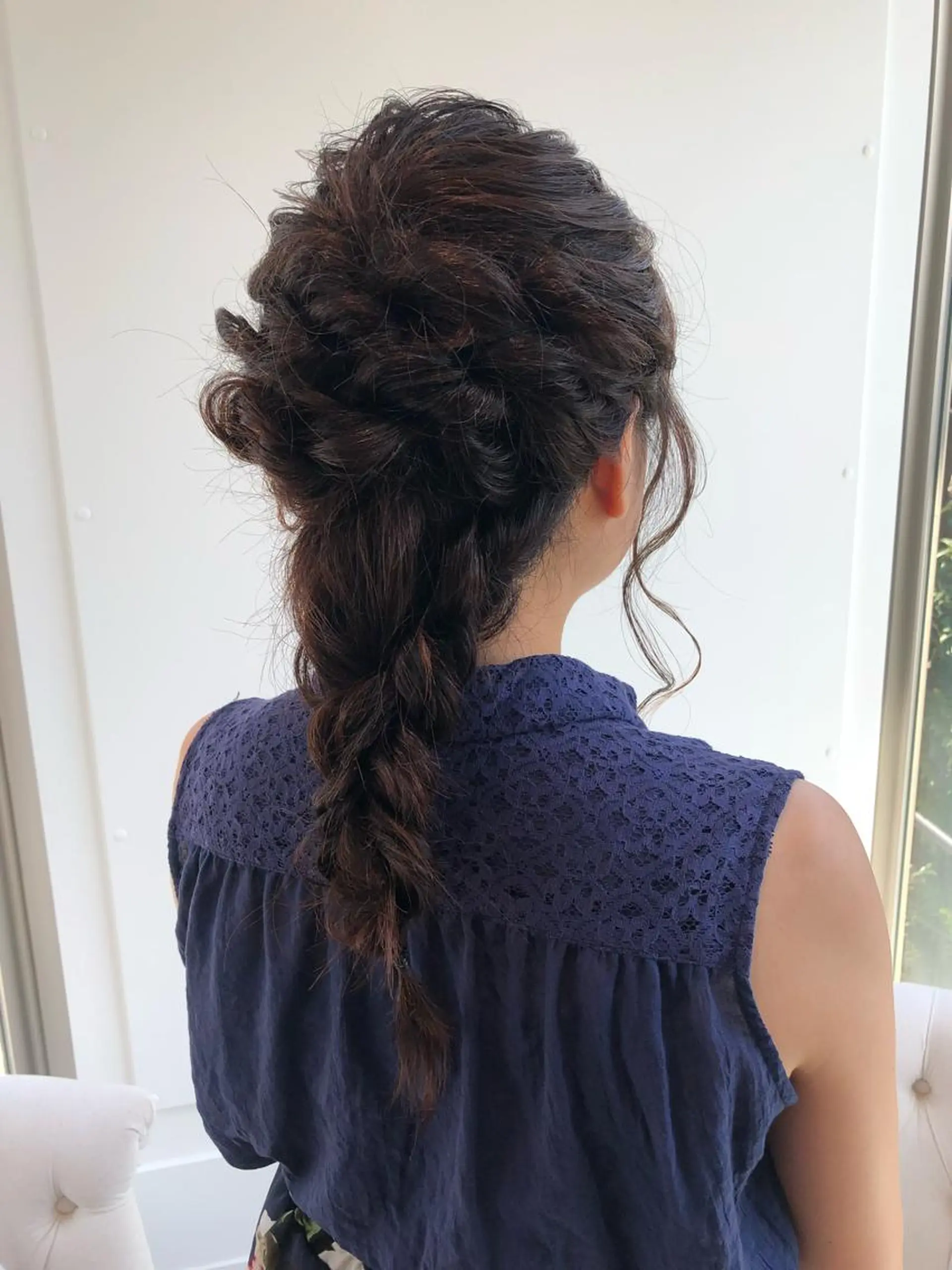 セミロング ヘアアレンジ レイヤーカット✂️ 横浜No1♡下鳥翔子のヘアスタイル