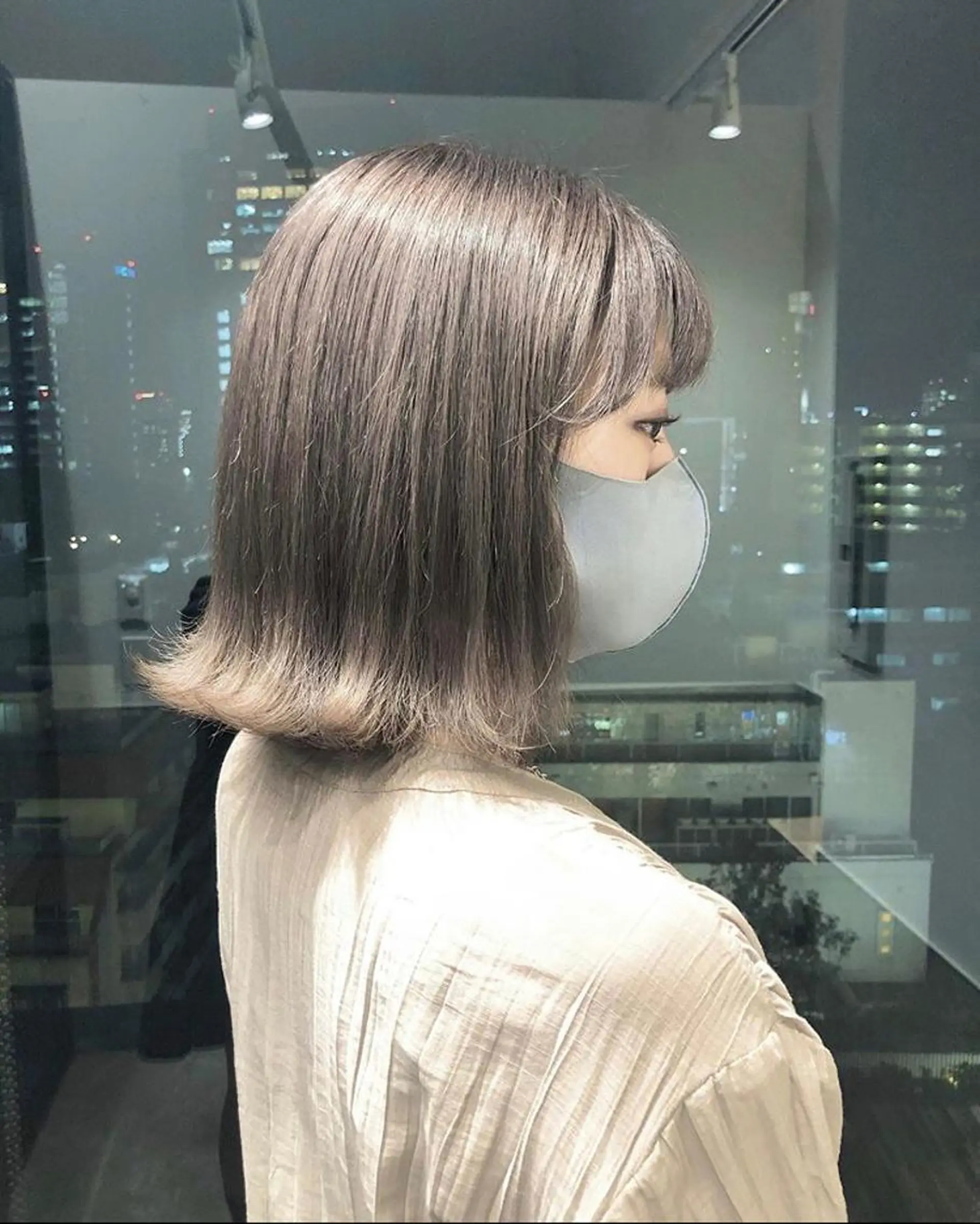ミディアム カラー ヘアアレンジ メンズ キッズ アッシュ ケアカラー ミルクティーアッシュ 外ハネヘア カット ヘアカラー トリートメント GOTODAY SHAiRE SALON (原宿本店)所属・stylist 🎀 kanaのその他イメージ