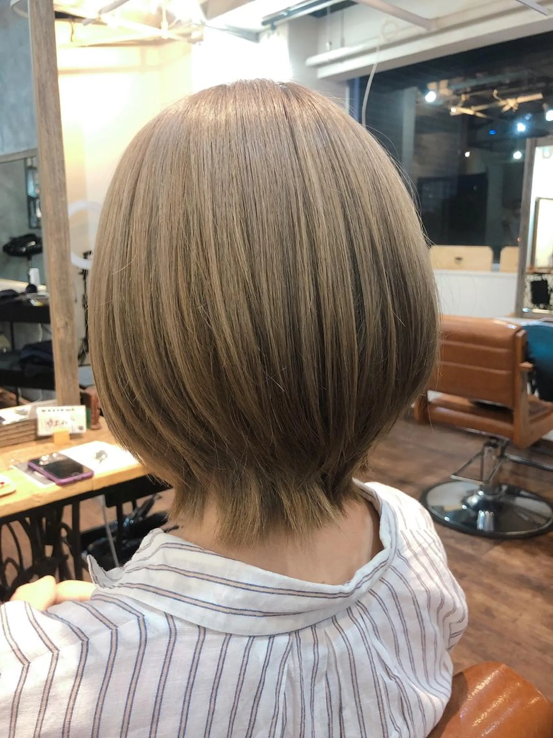 ミディアム ハイライト 💇🏼ショートヘア お任せ💁🏻‍♂️のヘアスタイル