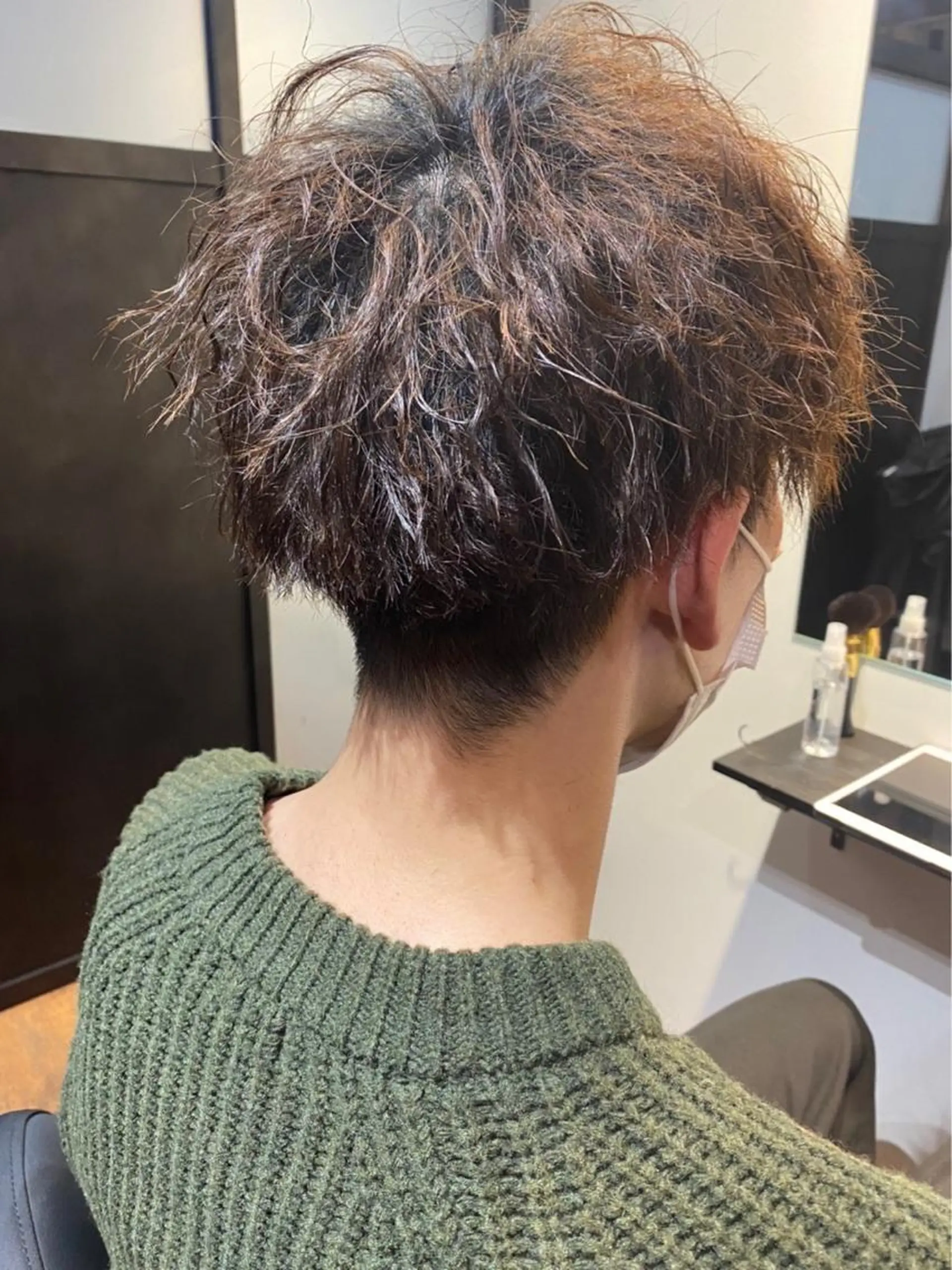 メンズ メンズパーマ カット パーマ N°number大分 ナンバーmikotoのヘアスタイル