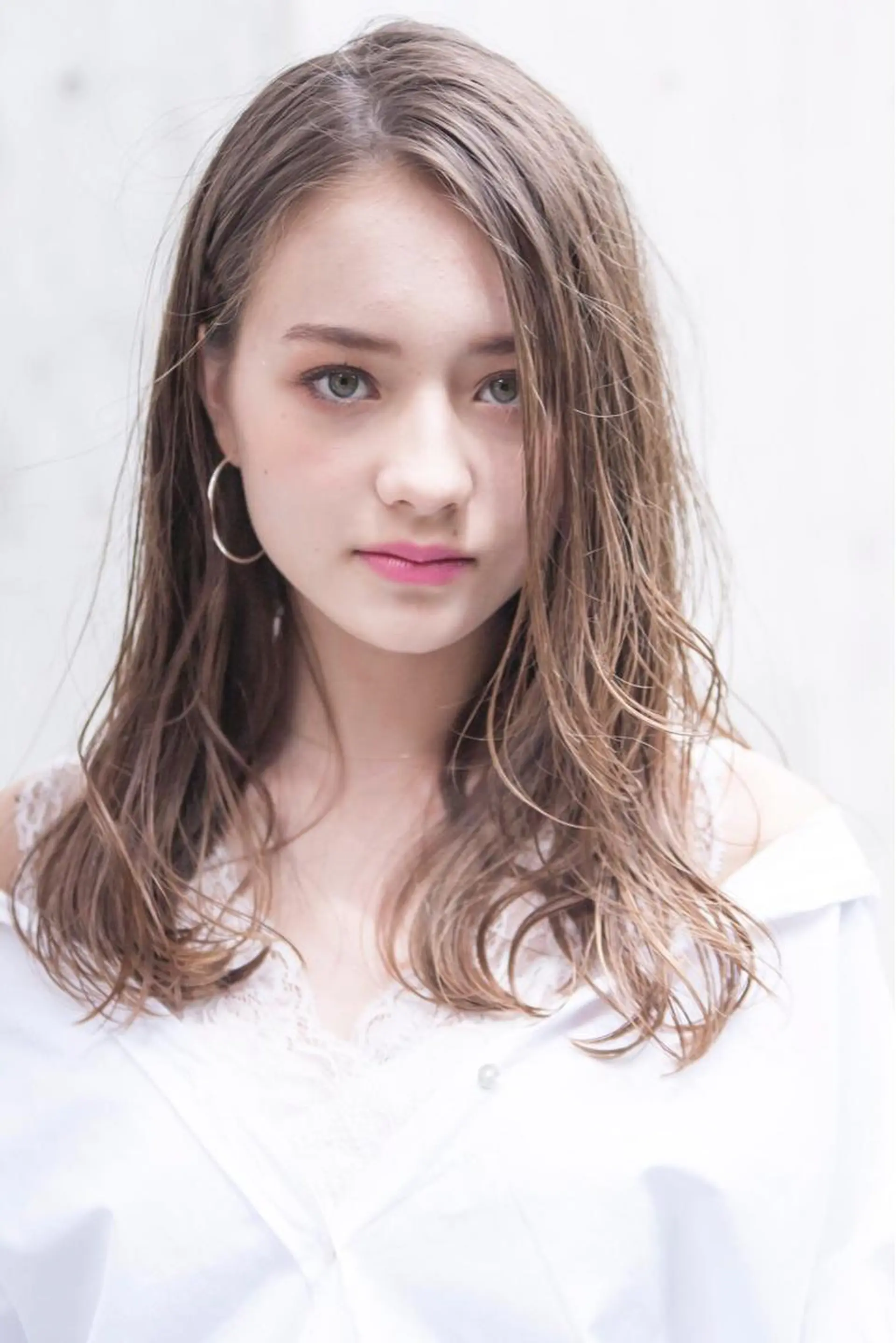 セミロング 店長 茂野聖史のヘアスタイル