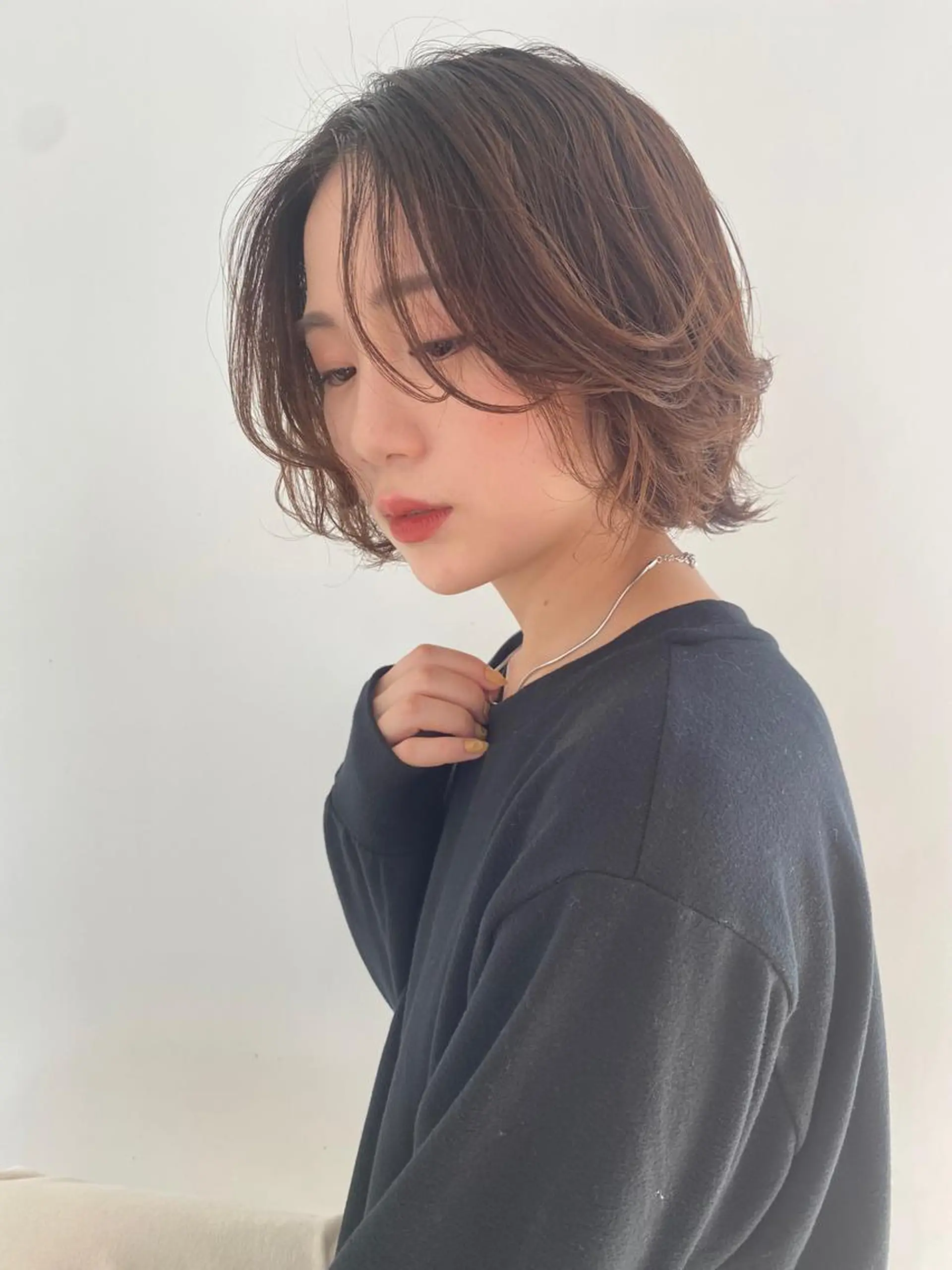 ミディアム 田川 弥空のヘアスタイル