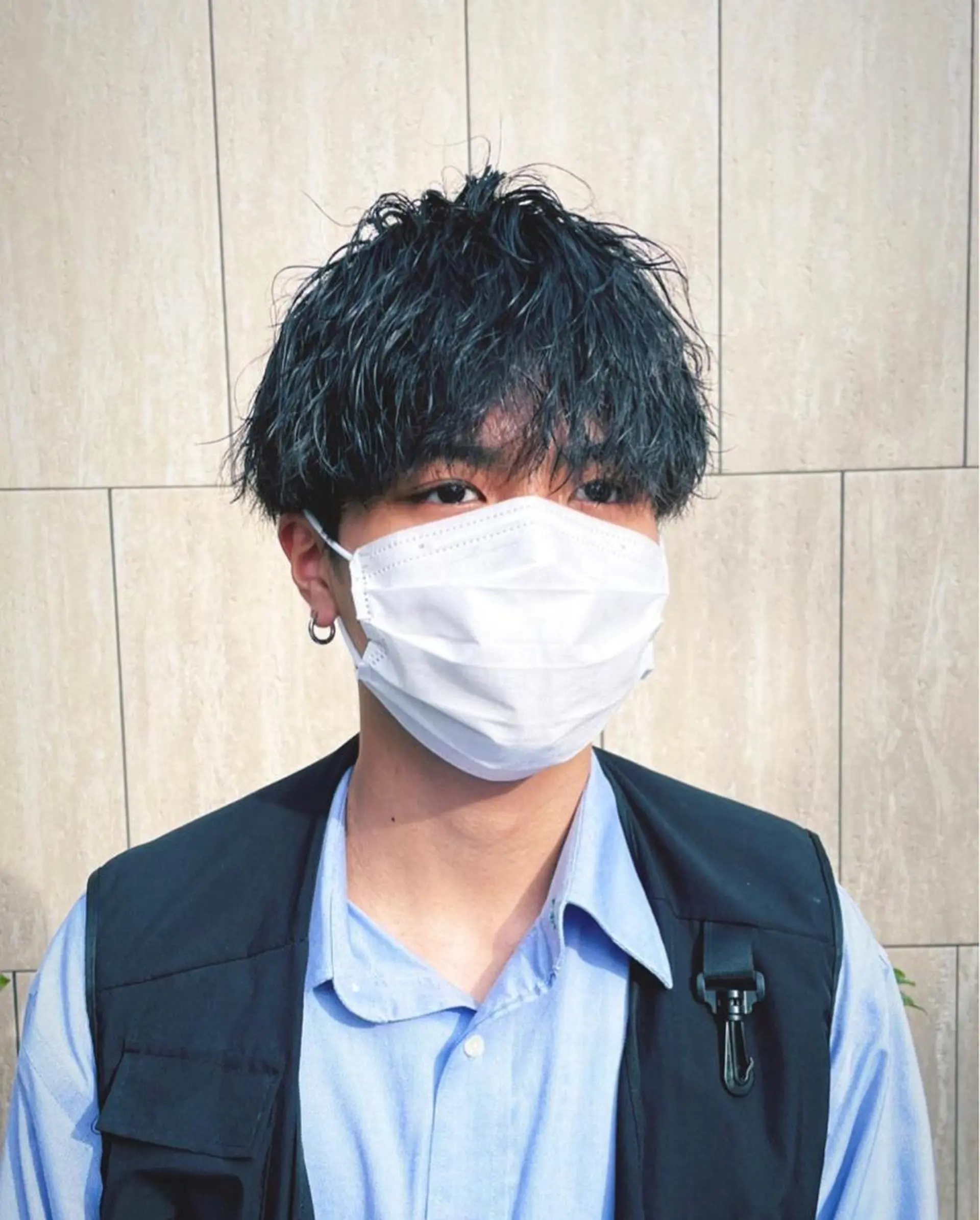 ミディアム パーマ メンズ 𝙢𝙚𝙣'𝙨 𝙝𝙖𝙞𝙧高津のヘアスタイル