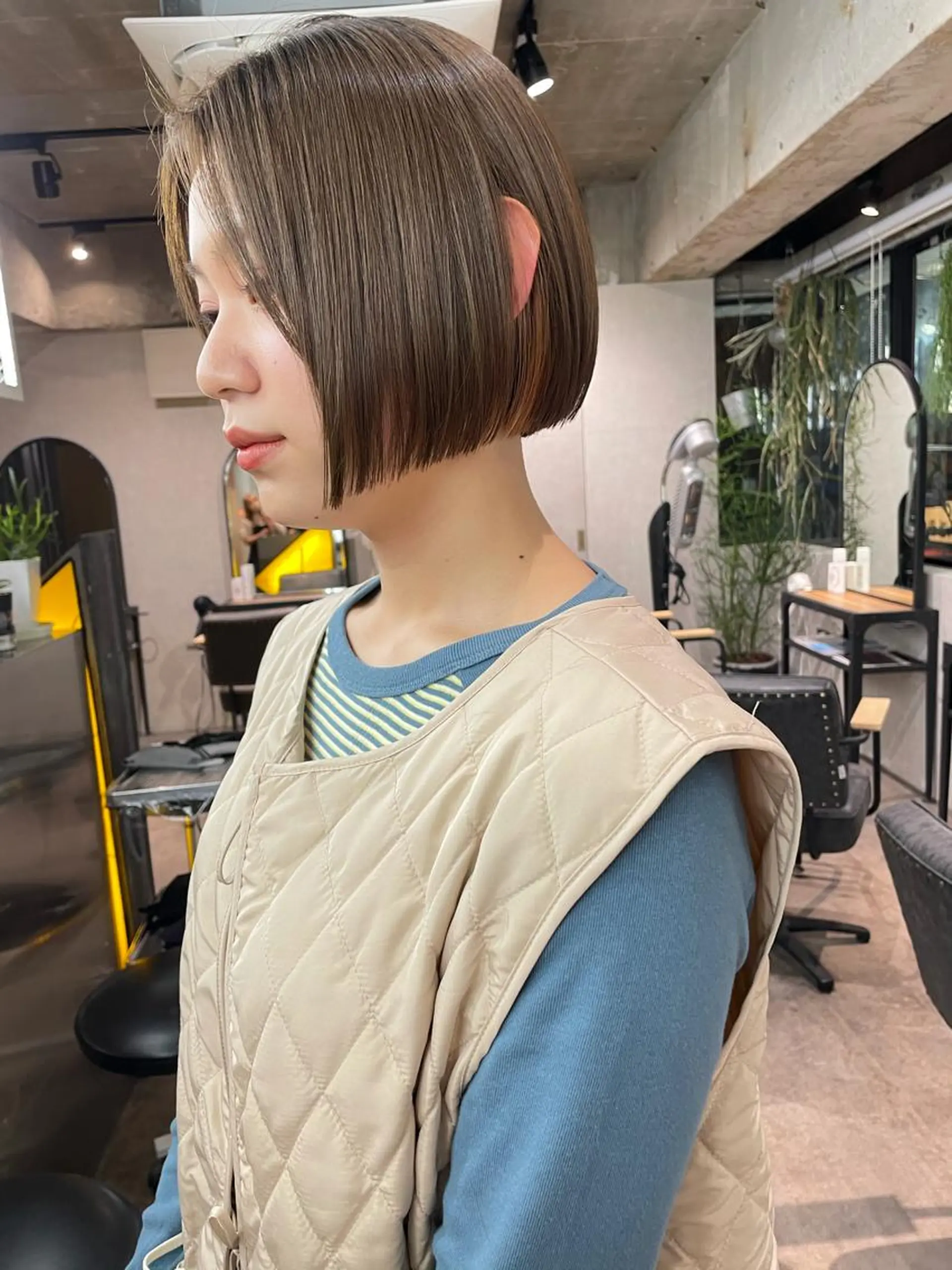 ショート カラー トリートメント カット ヘアカラー ナチュラル透明感🌱 小山美樹子のヘアスタイル