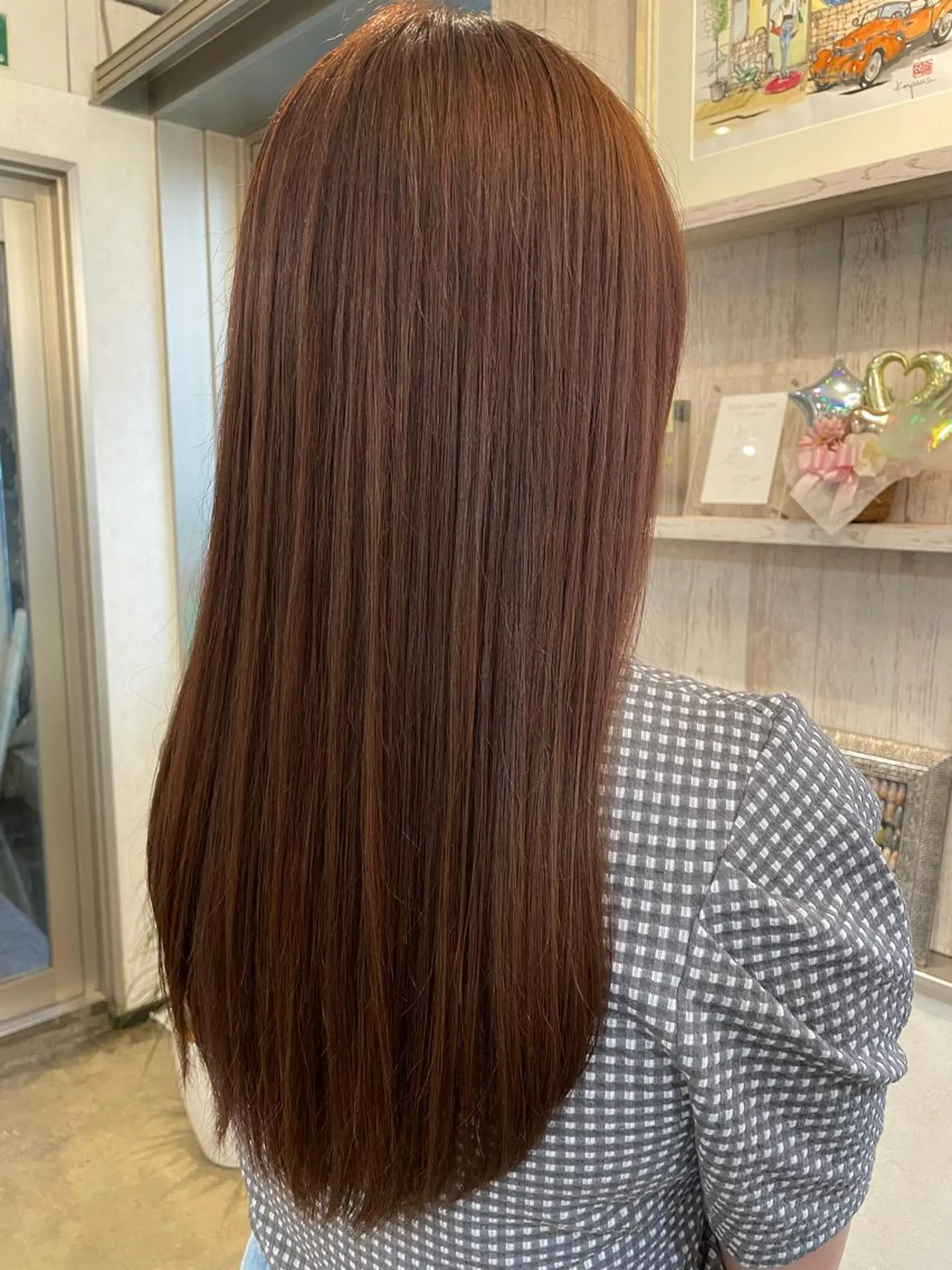 ロング カラー ベージュカラー ピンクカラー ピンクベージュ 透明感カラー💎 AYAのヘアスタイル