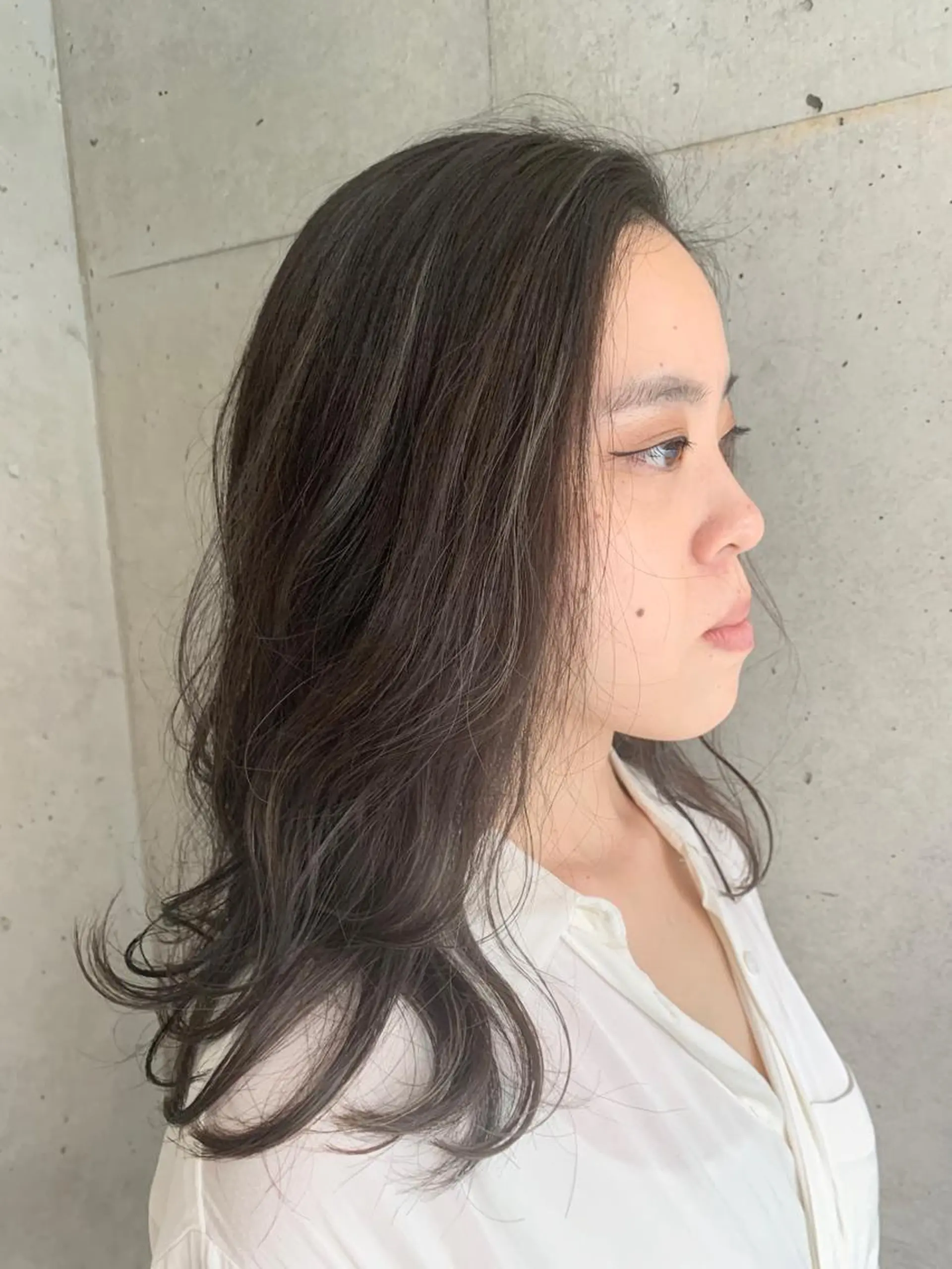 セミロング 市村 正義のヘアスタイル