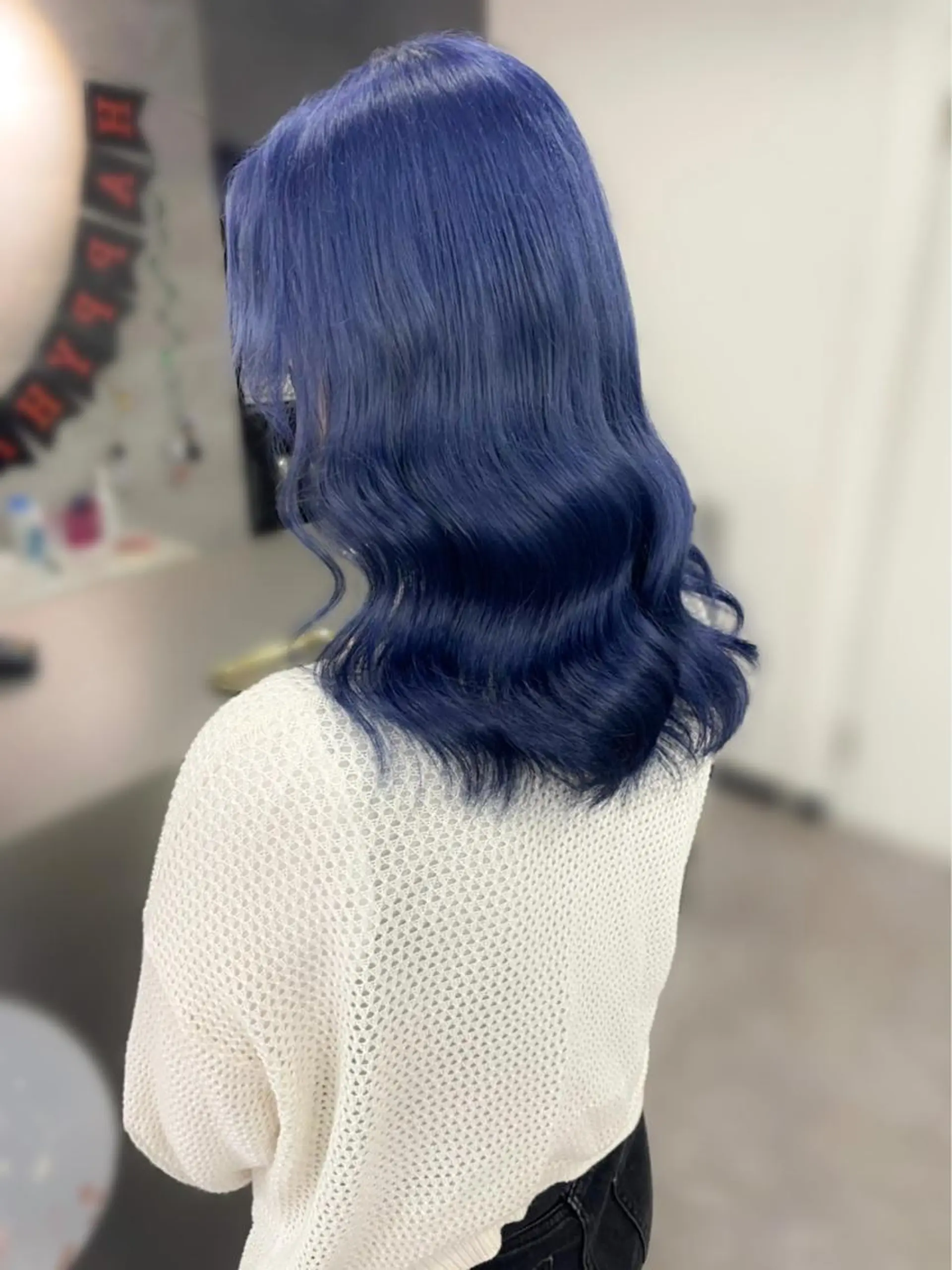 セミロング カラー ハイトーンエクステ 🎩カズキ🎩のヘアスタイル