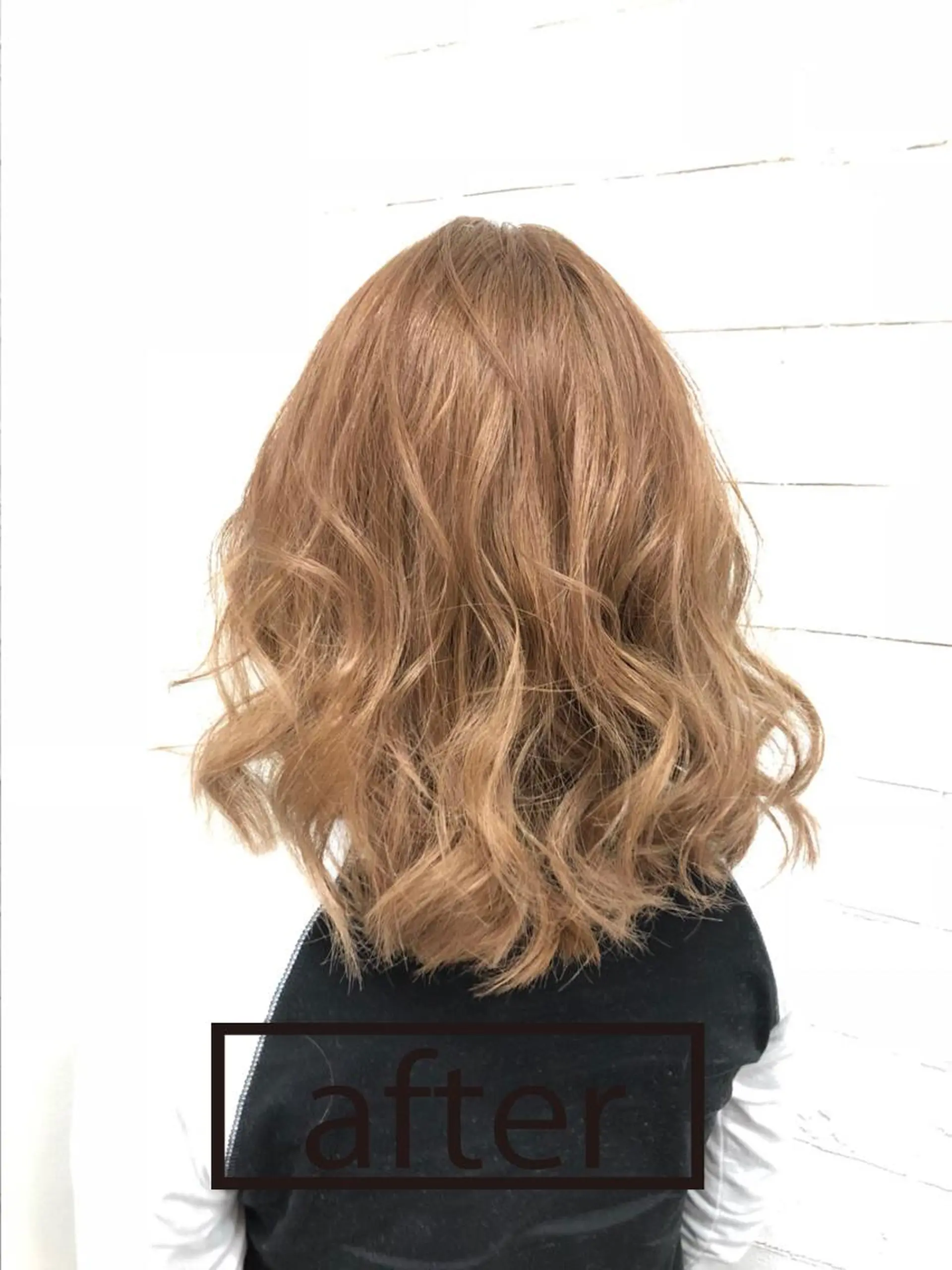 ミディアム anyhow academyのヘアスタイル