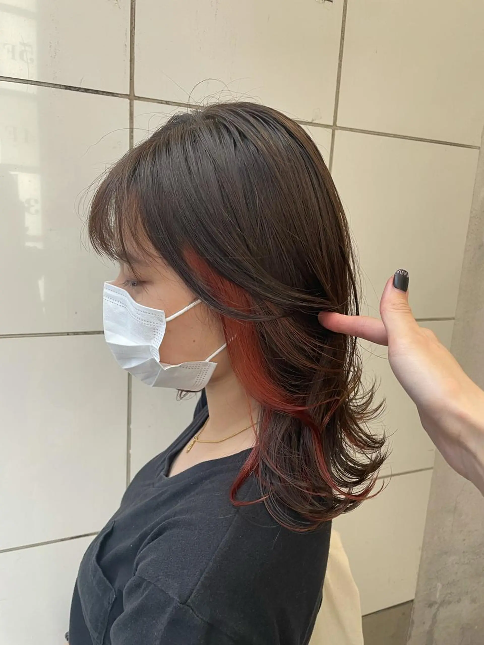 セミロング ヘアカラー 【美容室が苦手な方 専問美容室】MIHOのヘアスタイル