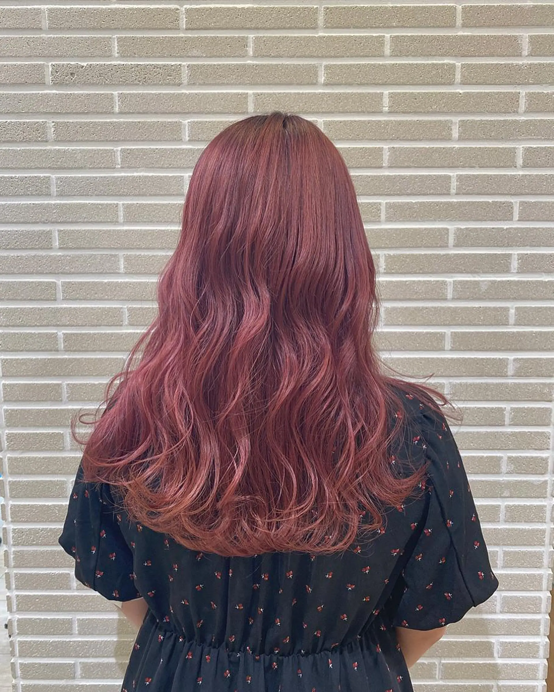 ミディアム カット ヘアカラー トリートメント 植田 菜月のヘアスタイル