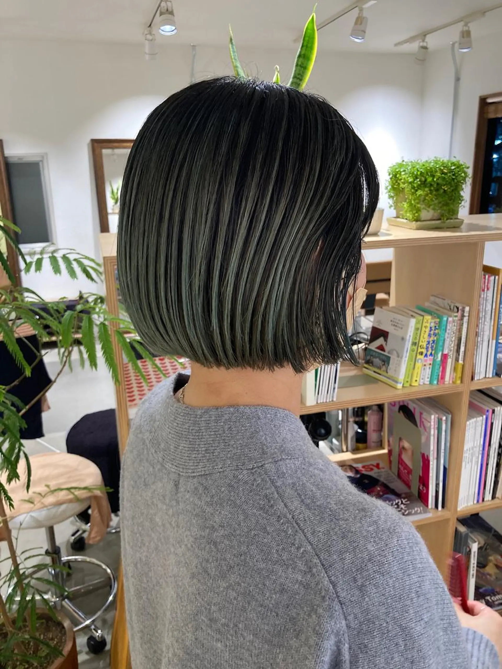 カラー カット ヘアカラー トリートメント 坂上 岳のヘアスタイル