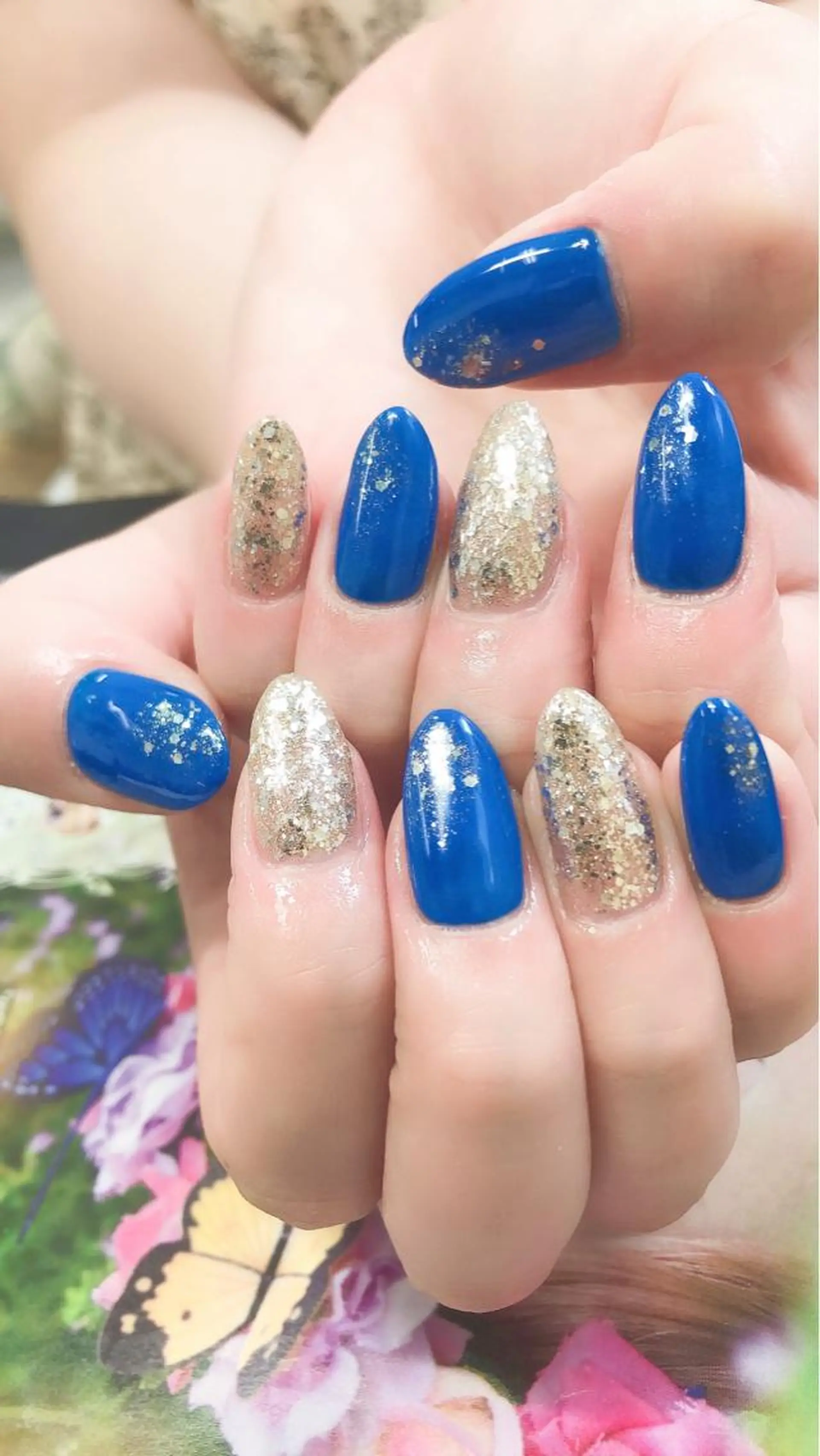 ネイル ハンドネイル MoonNail ユリ🌸のネイルデザイン
