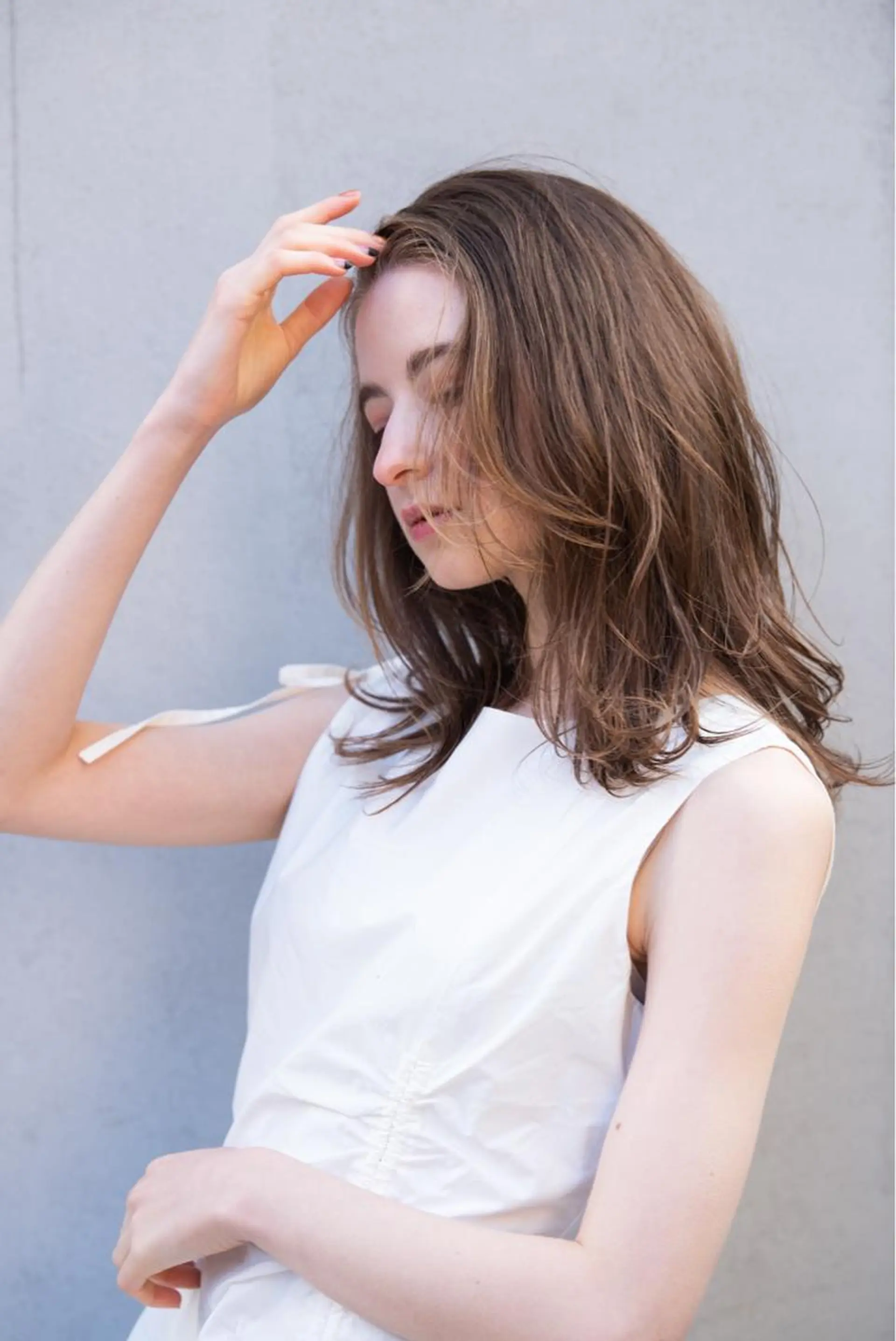 ミディアム カット ヘアカラー トリートメント 12日🙆‍♀️ 💐🤍理保のヘアスタイル