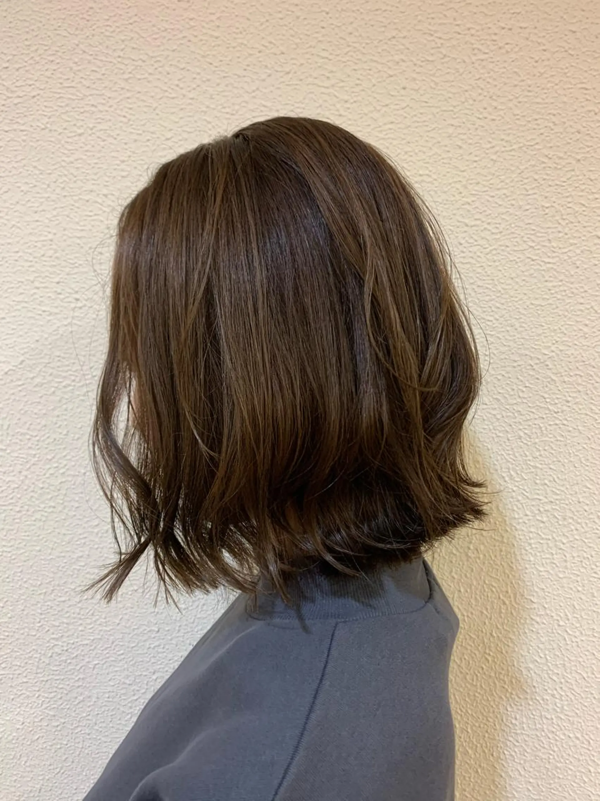 ミディアム 切りっぱなしボブ ボブ 🌷Amano🌷 trove富沢のヘアスタイル