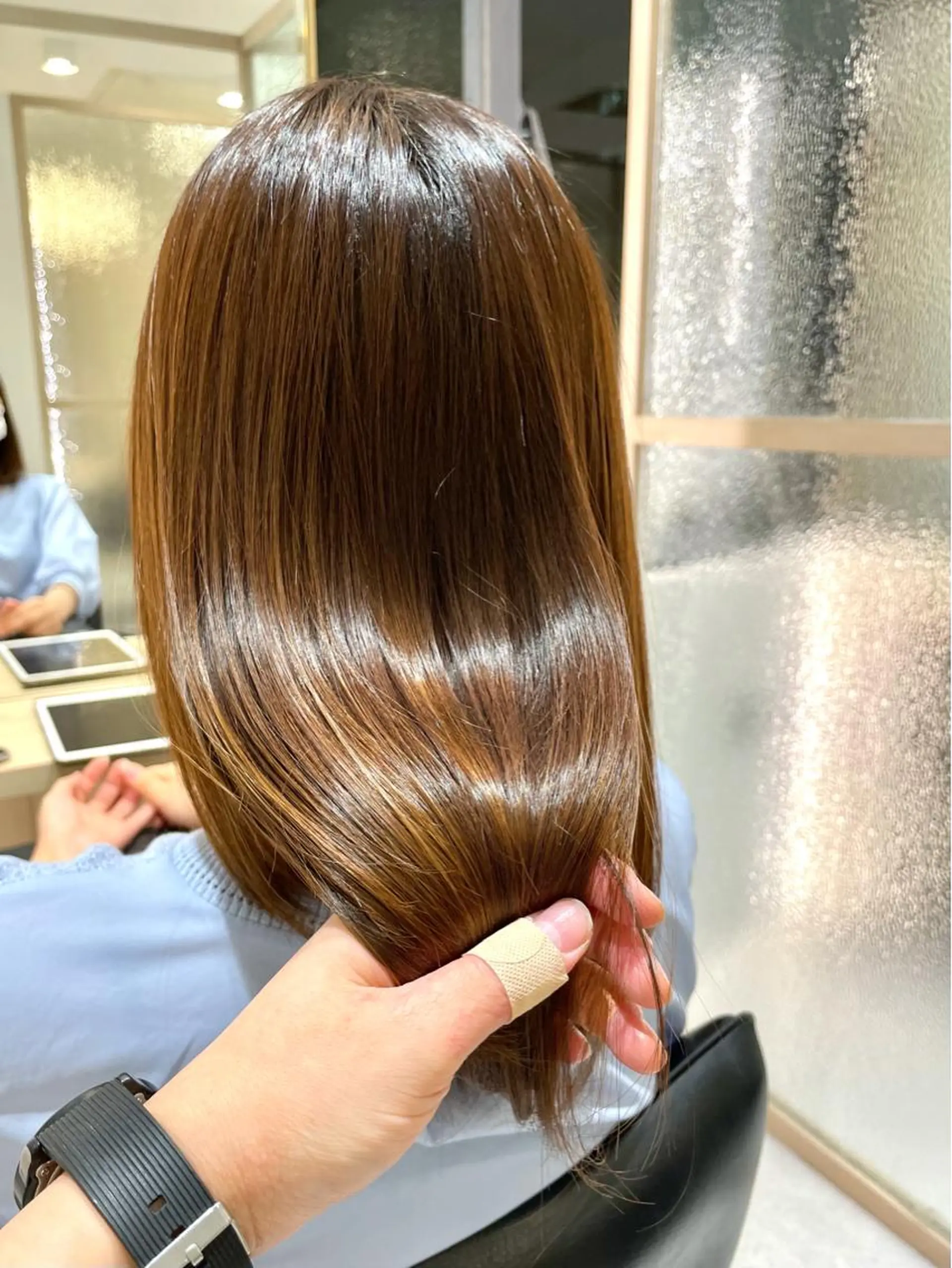 ミディアム トリートメント 酸熱トリートメント モデルさん募集中IT byALBUM八王子のヘアスタイル