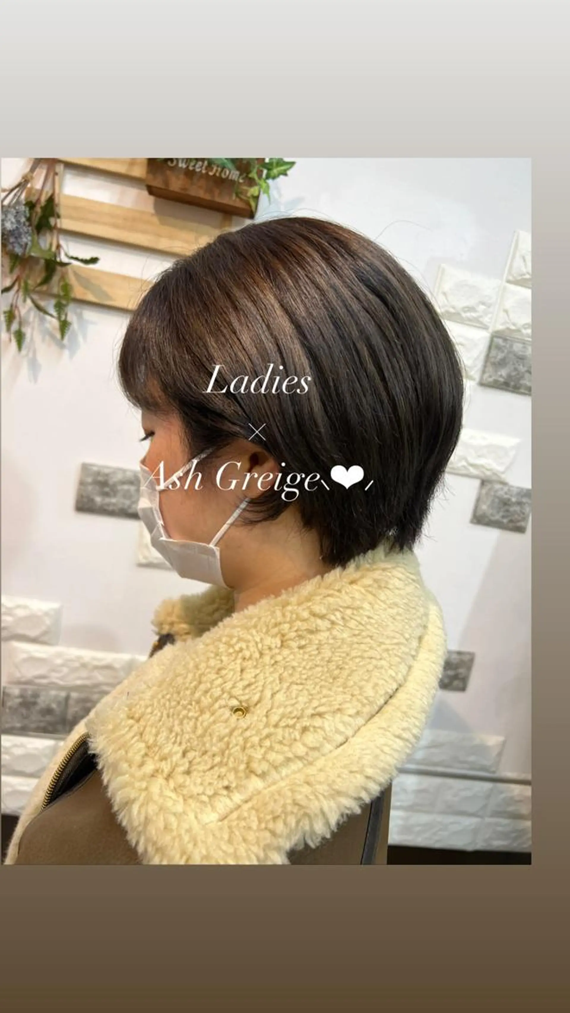 ショート カラー アッシュ アッシュグレー アッシュグレージュ ブリーチ グレージュ 大人デザイン 🍃MORIKA🍃のその他イメージ